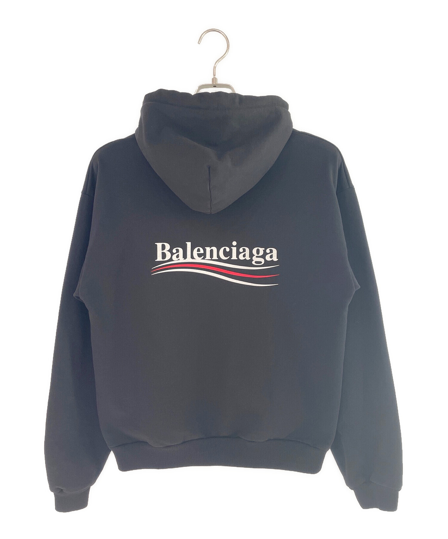 中古・古着通販】BALENCIAGA (バレンシアガ) ウェーブロゴプルオーバー 