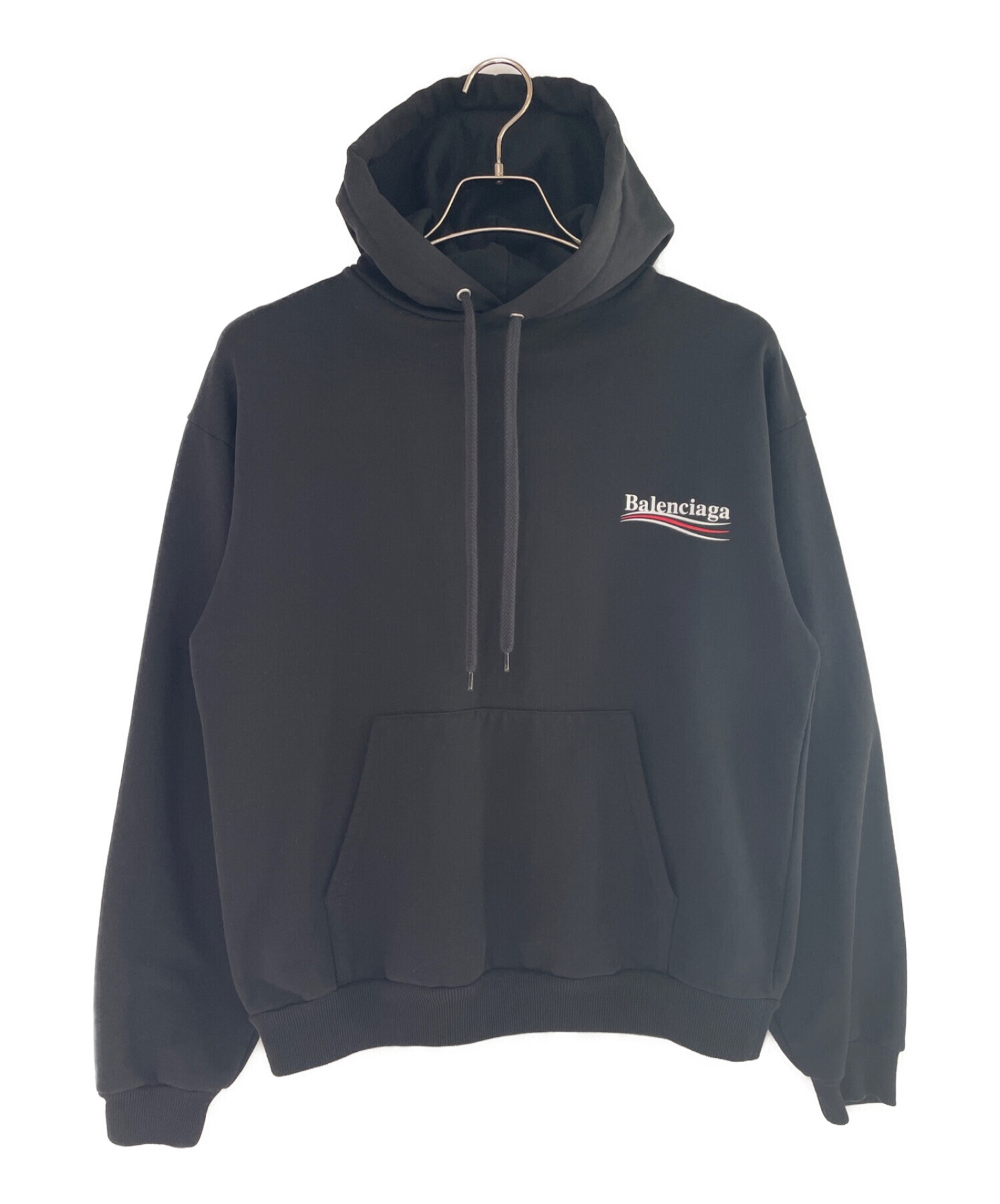 中古・古着通販】BALENCIAGA (バレンシアガ) ウェーブロゴプルオーバー 