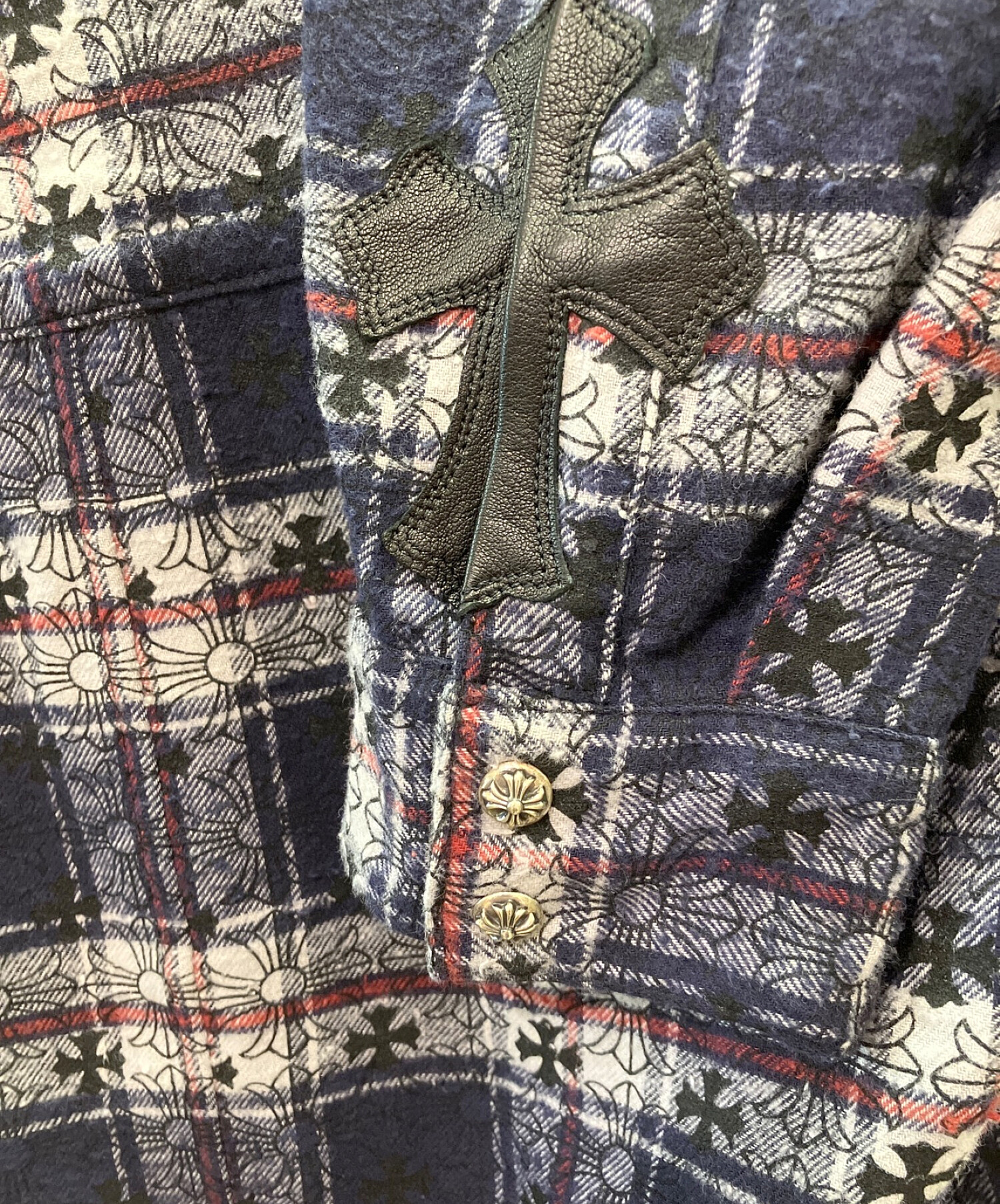 中古・古着通販】CHROME HEARTS (クロムハーツ) シルバーボタン