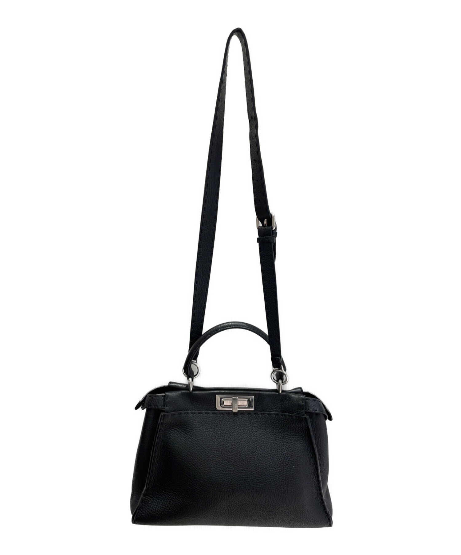 中古・古着通販】FENDI (フェンディ) ピーカブーミディアム ブラック 