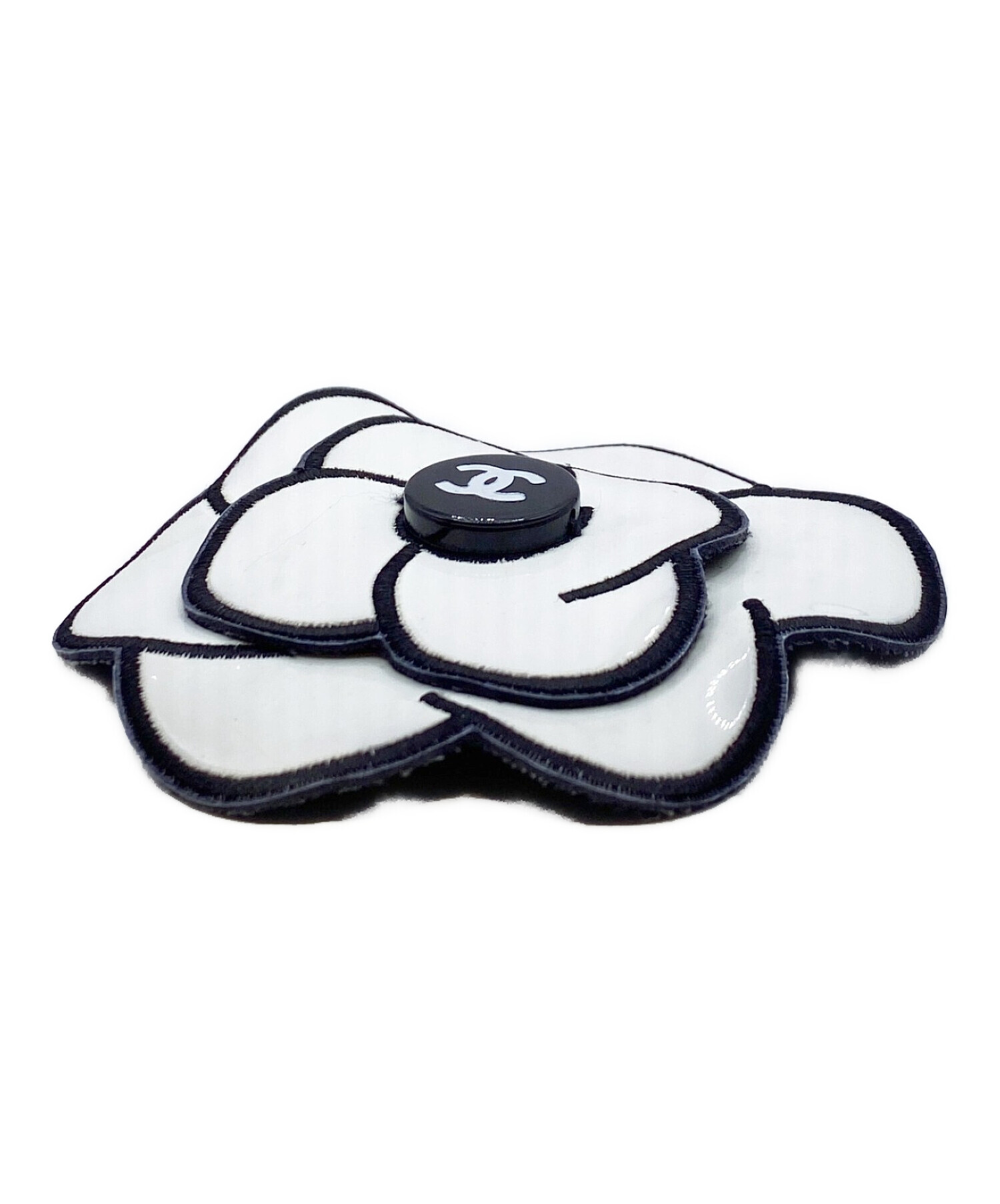 中古・古着通販】CHANEL (シャネル) カメリアブローチ ホワイト