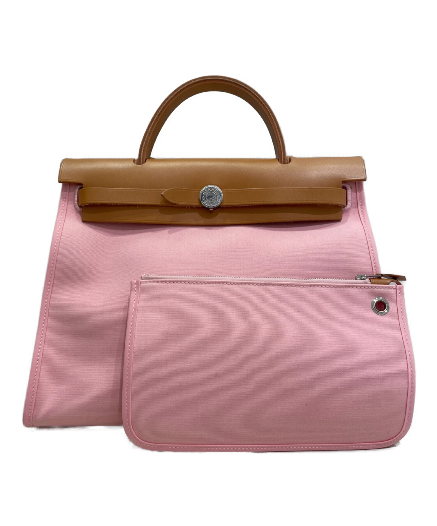 中古・古着通販】HERMES (エルメス) エールバッグジップPM ローズ