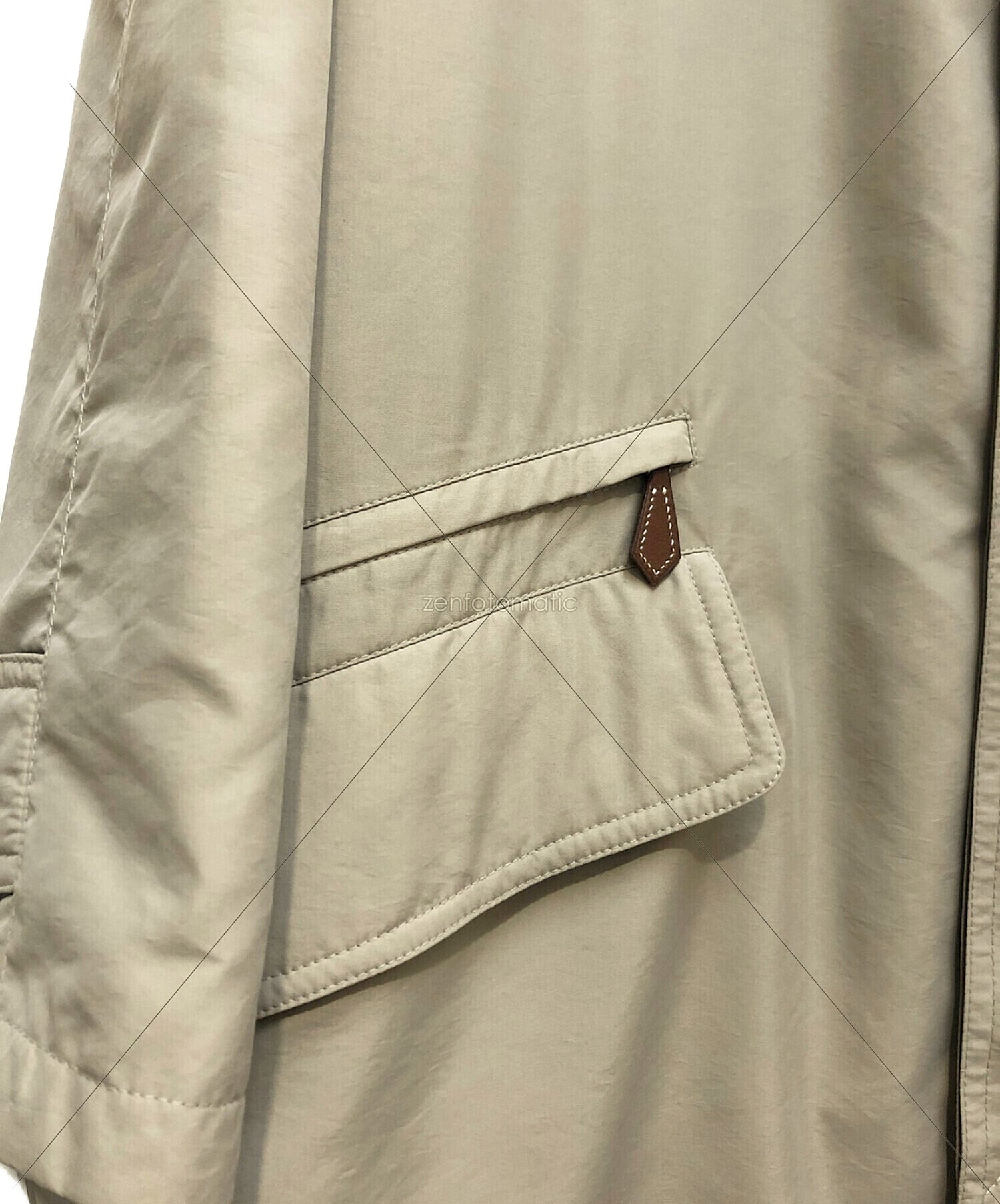 中古・古着通販】HERMES (エルメス) 中綿入ステンカラーコート 