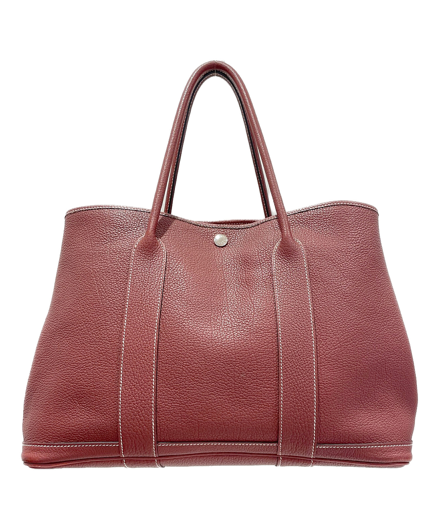 中古・古着通販】HERMES (エルメス) ガーデンパーティMM ボルドー 