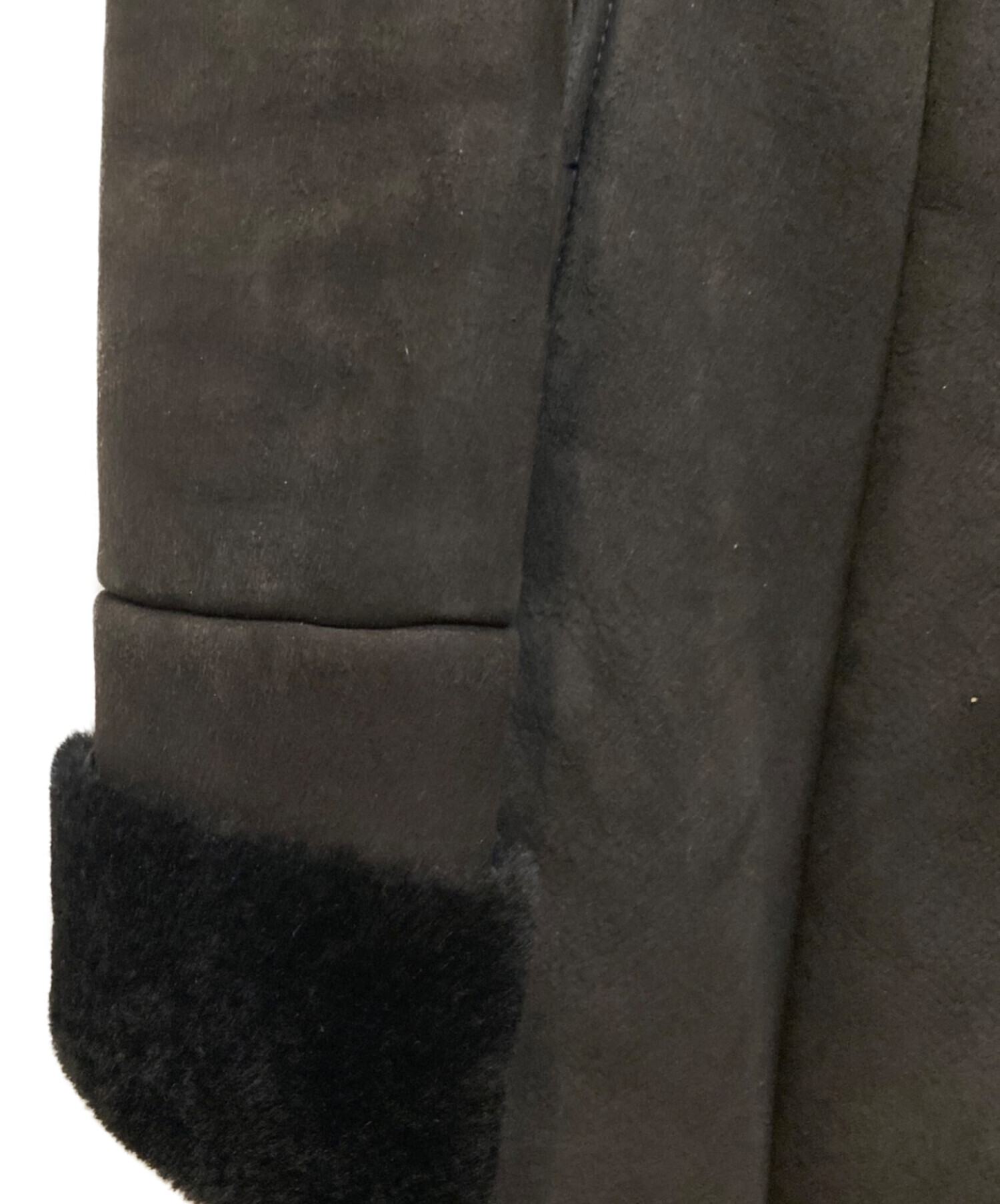 中古・古着通販】PRADA (プラダ) ミンクファー付ムートンコート