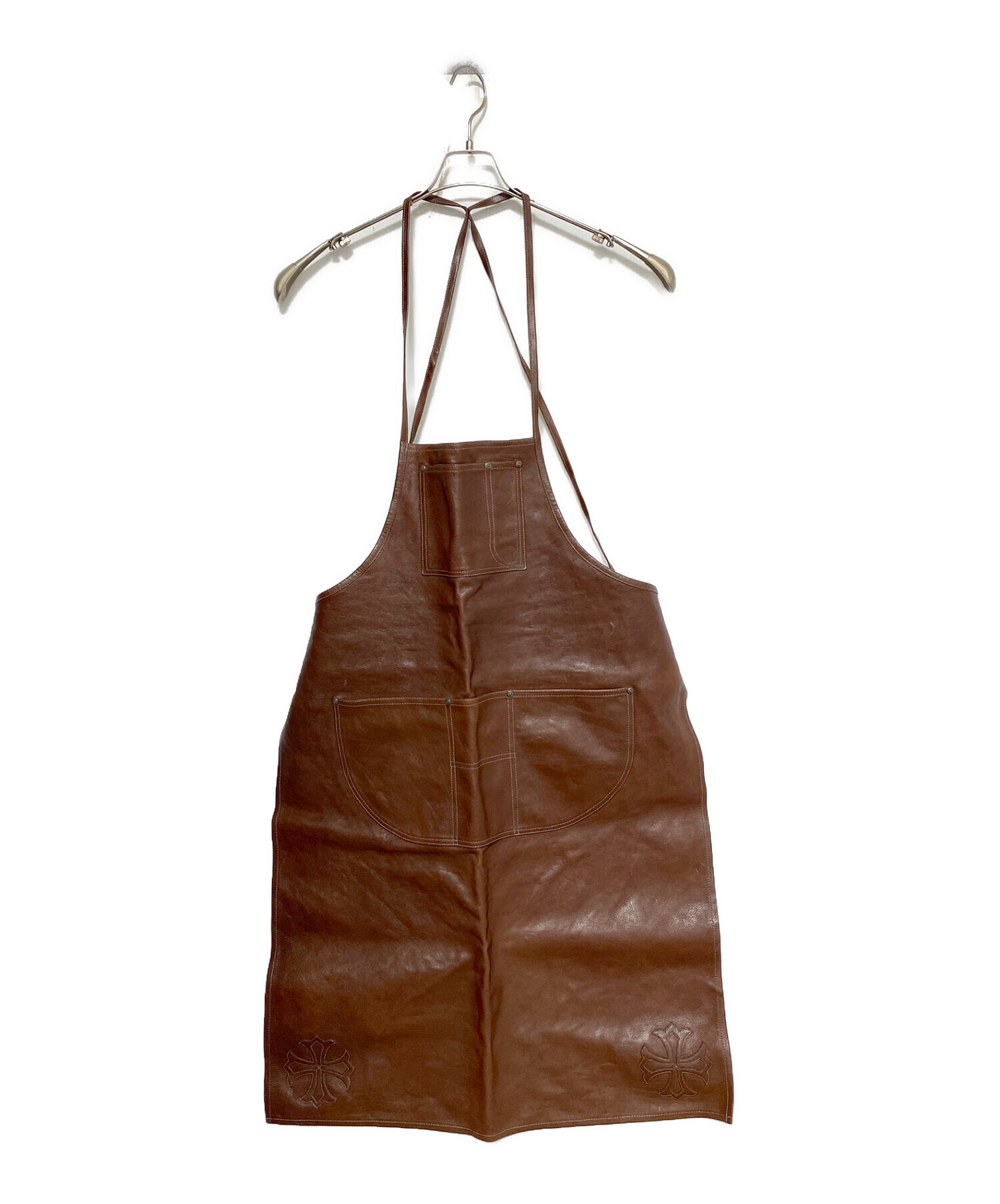 中古・古着通販】CHROME HEARTS (クロムハーツ) エプロン ブラウン