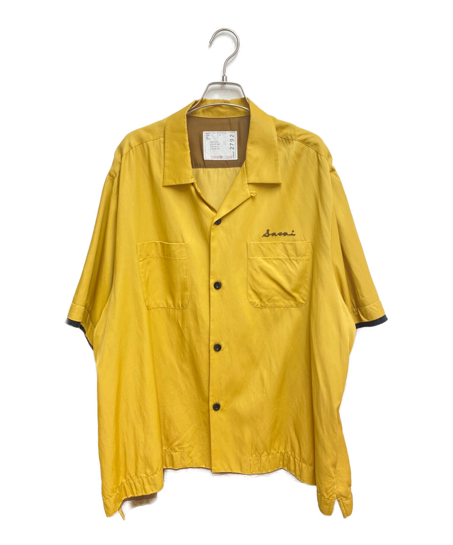sacai Cotton Twill Bowling Shirt サカイ sacai(サカイ) 22SS Cotton Twill Bowling Shirtコットン ツイル