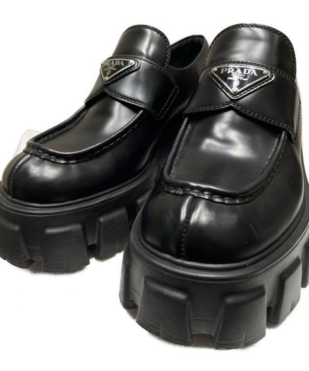 中古・古着通販】PRADA (プラダ) モノリス ブラッシュドレザー