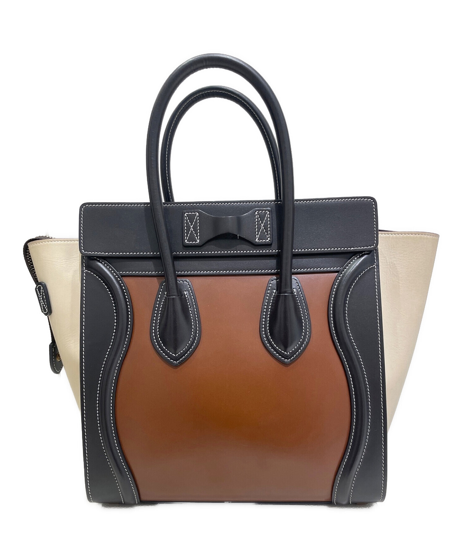 中古・古着通販】CELINE (セリーヌ) ラゲージマイクロショッパーバッグ 
