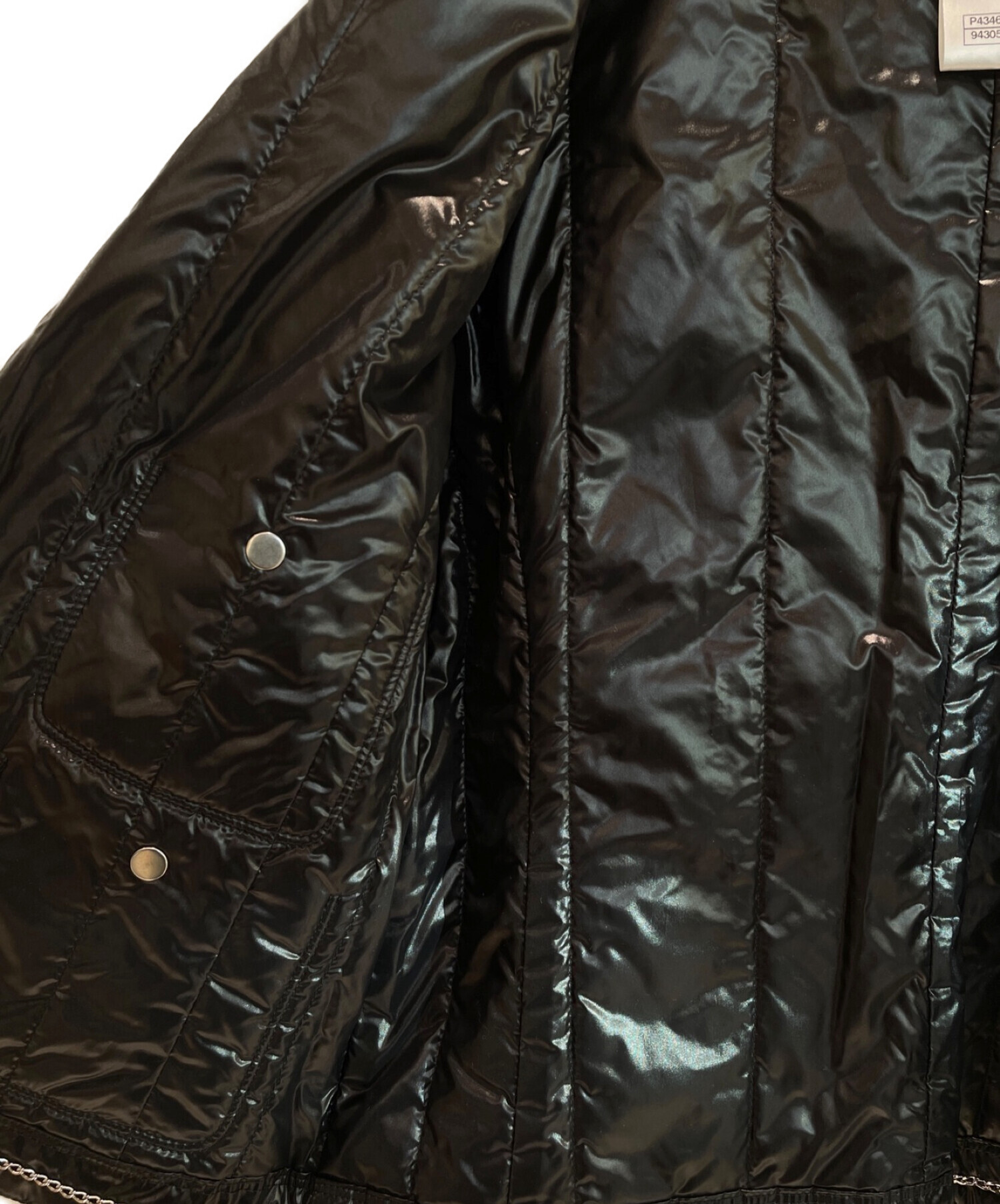 中古・古着通販】CHANEL (シャネル) ノーカラーナイロンジャケット 