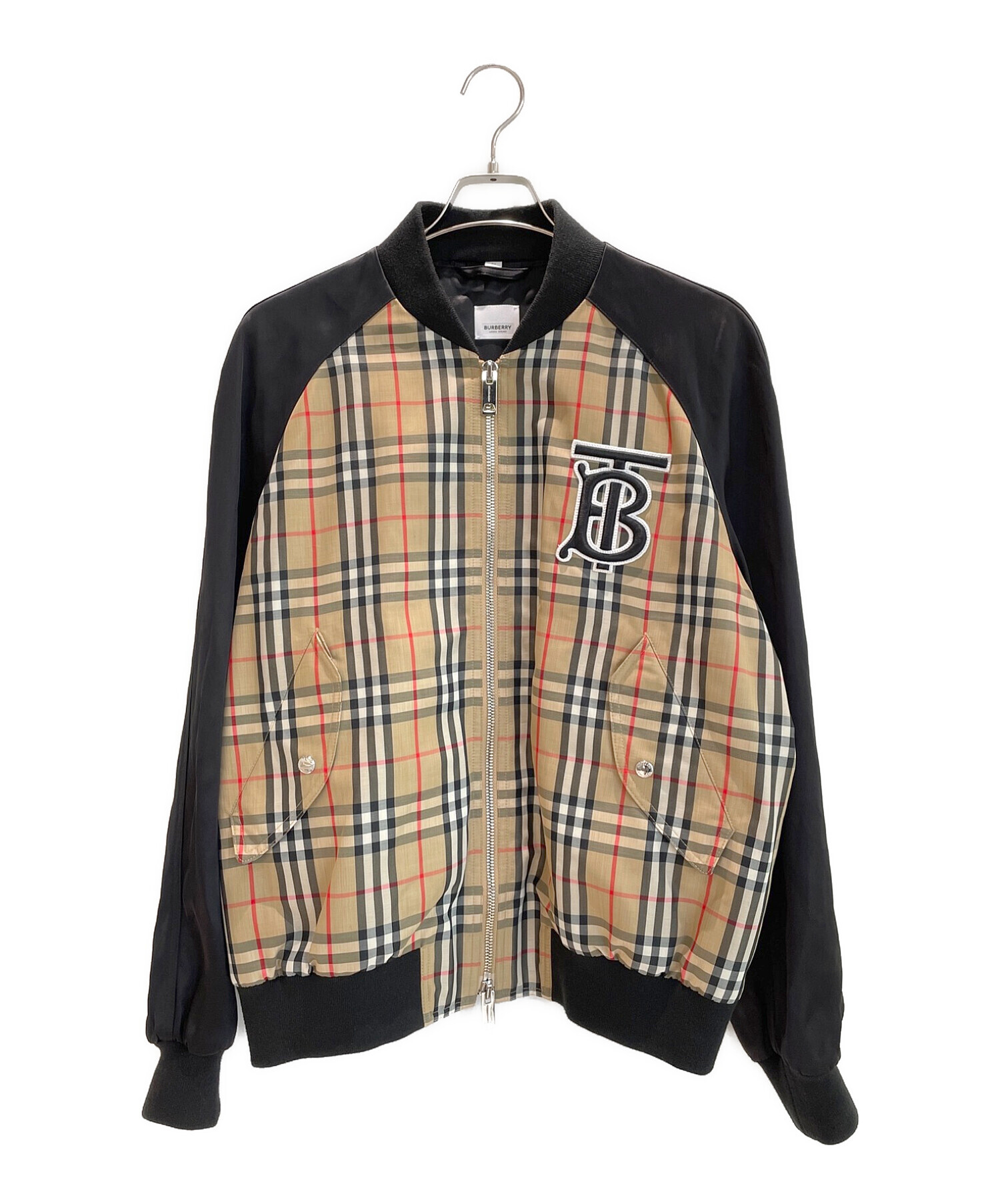 中古・古着通販】BURBERRY (バーバリー) ノバチェック切替ジップ 