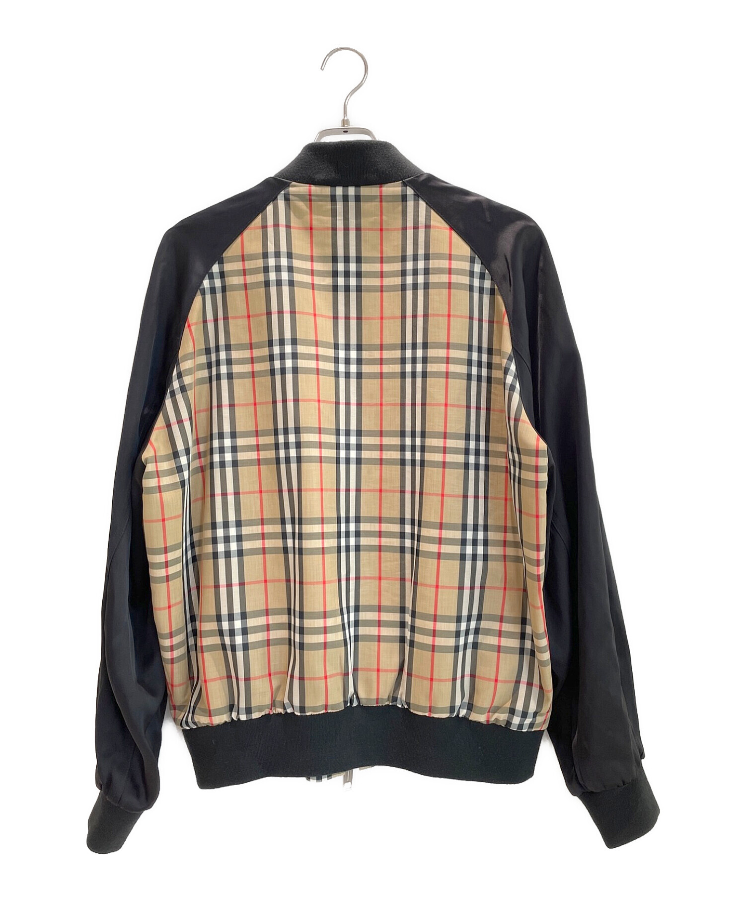 バーバリーズ裏ノバチェックブルゾン40 中古・古着通販】BURBERRY (バーバリー) ノバチェック切替ジップ