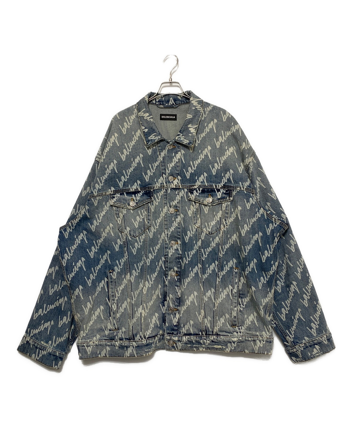 中古・古着通販】BALENCIAGA (バレンシアガ) ALLOVER LOGO OVERSIZED