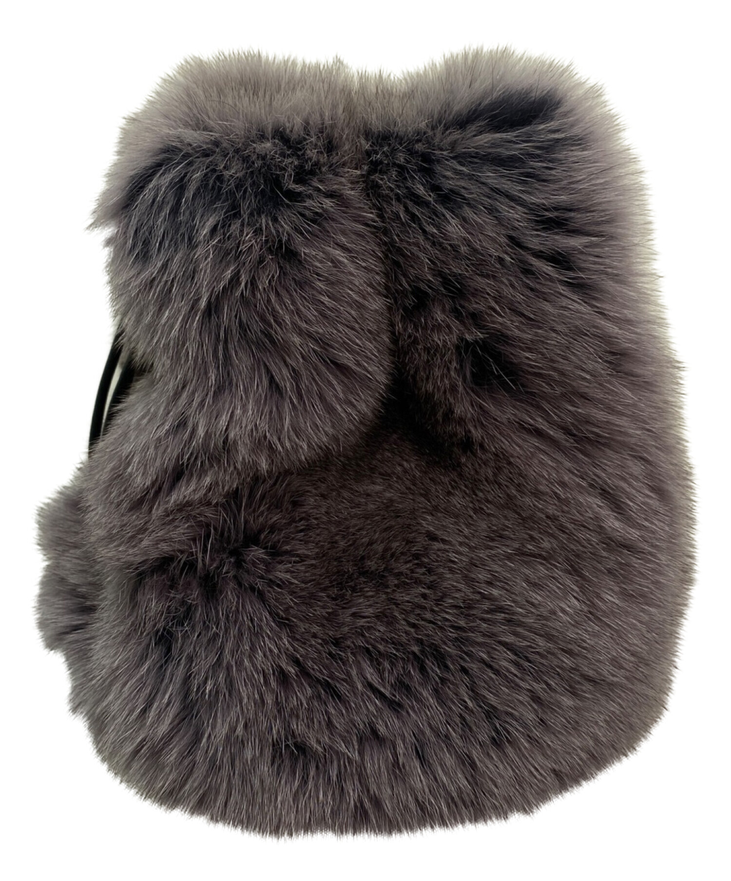 新品 LUDLOW ラドロー フォックス ファー バッグ 中古・古着通販