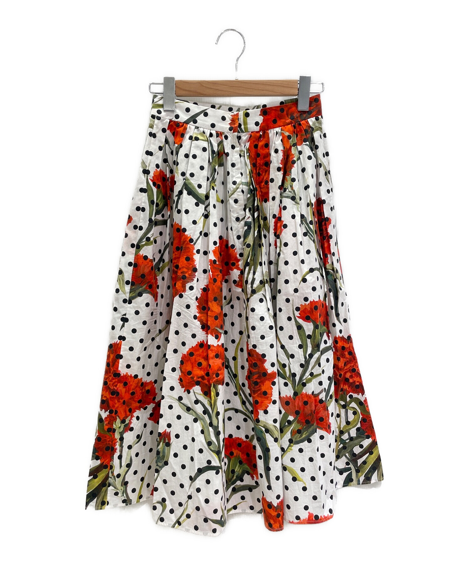 Dolce & Gabbana フローラル柄 スカート 中古・古着通販】DOLCE & GABBANA (ドルチェ＆ガッバーナ) 花柄ドット
