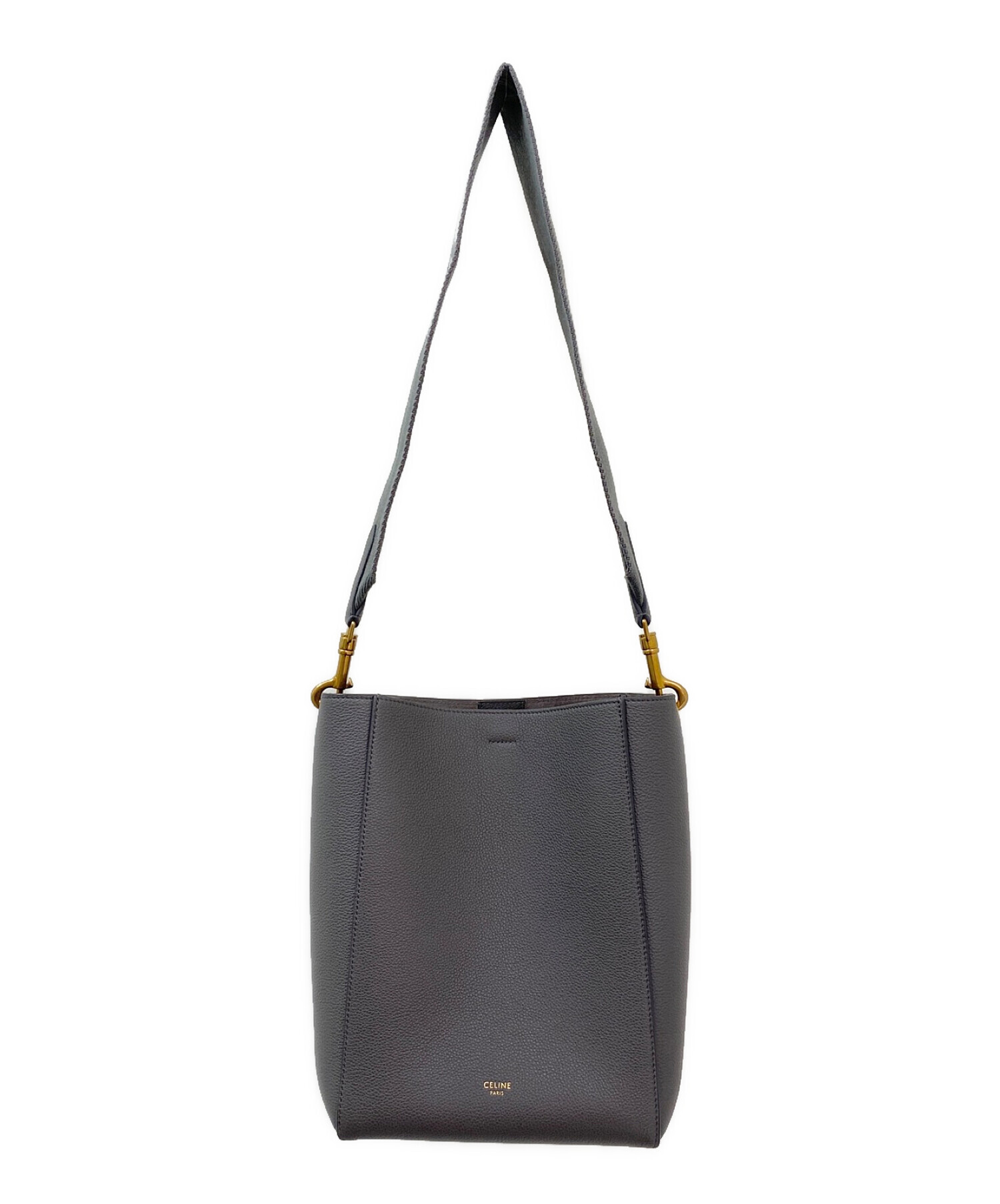 中古・古着通販】CELINE (セリーヌ) サングルバケット スモール グレー