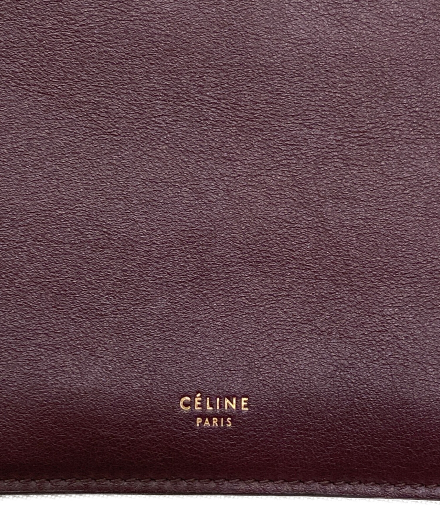 最終値下げ　新品 CELINE　クラスプミニ　ダーククレーコート 中古・古着通販】CELINE (セリーヌ) クラスプミニ ボルドー サイズ