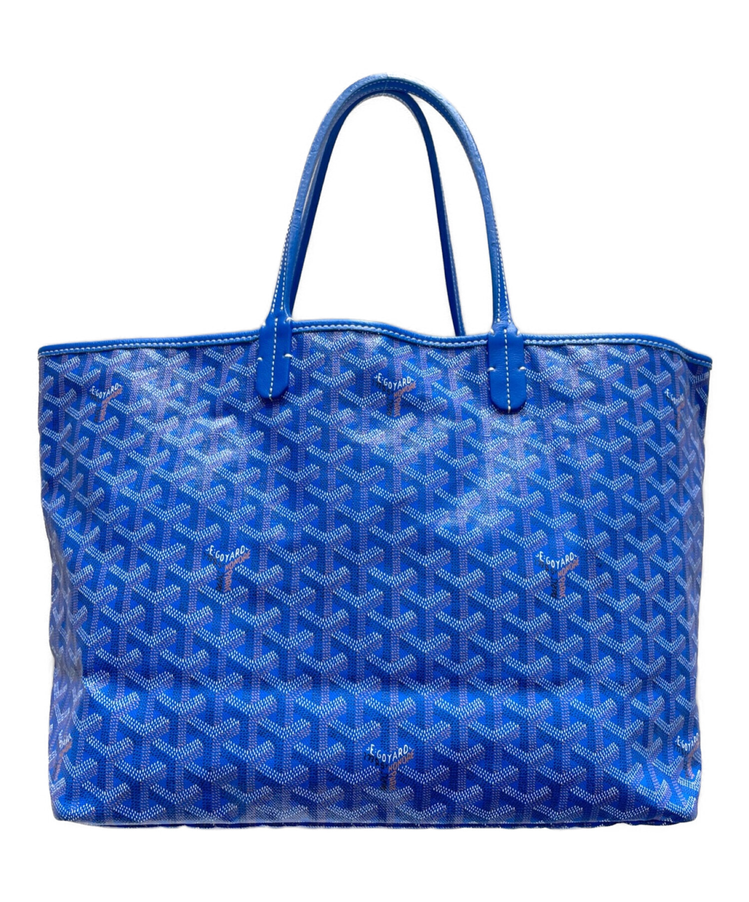 中古・古着通販】GOYARD (ゴヤール) サンルイGM ブルー サイズ:GM 