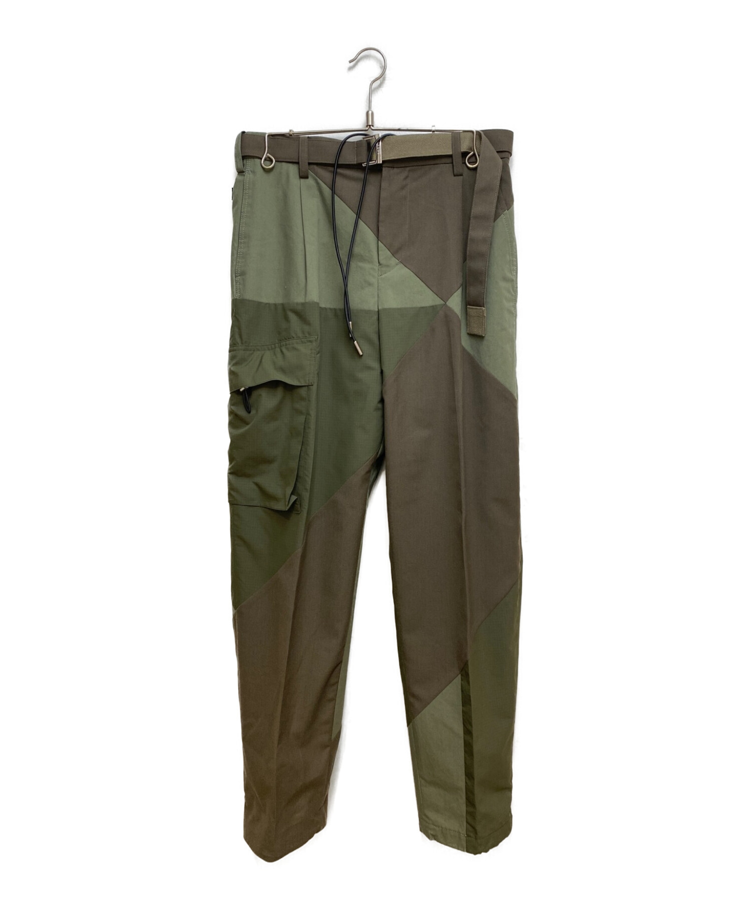 m*o様 22SS sacai サカイ グログランミックス ナイロンパンツ 1 m*o様