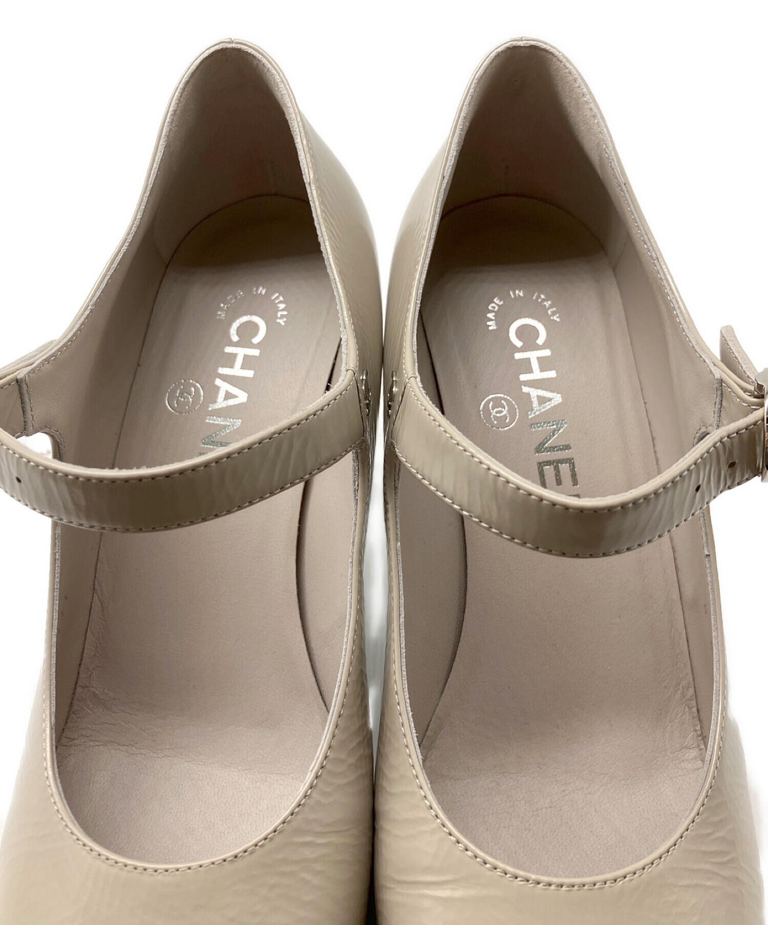 中古・古着通販】CHANEL (シャネル) アンクルストラップパンプス