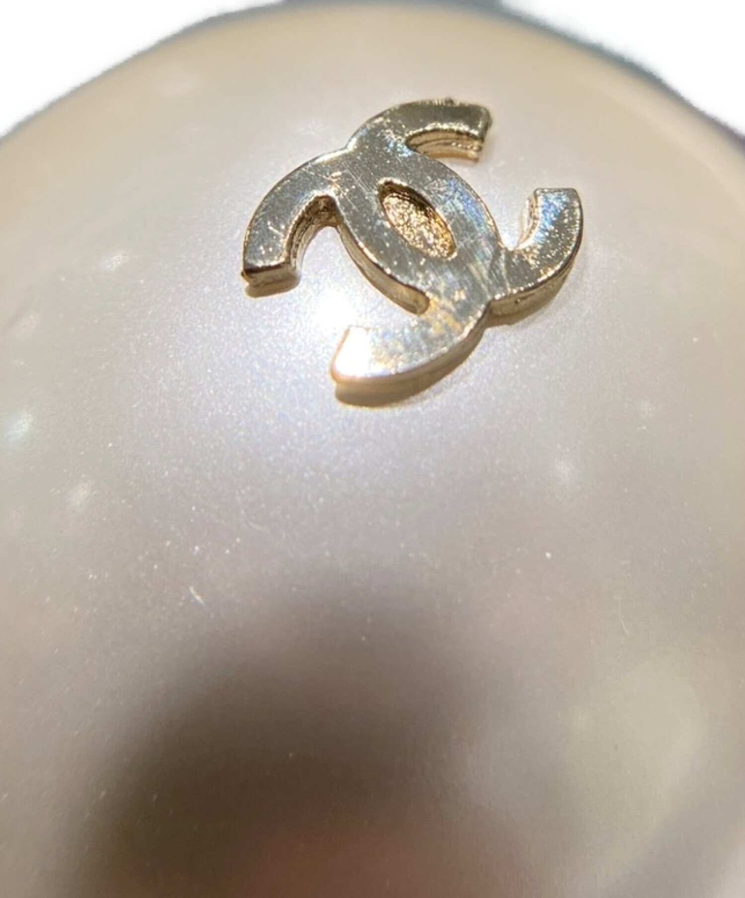 中古・古着通販】CHANEL (シャネル) パールココマークシュシュ