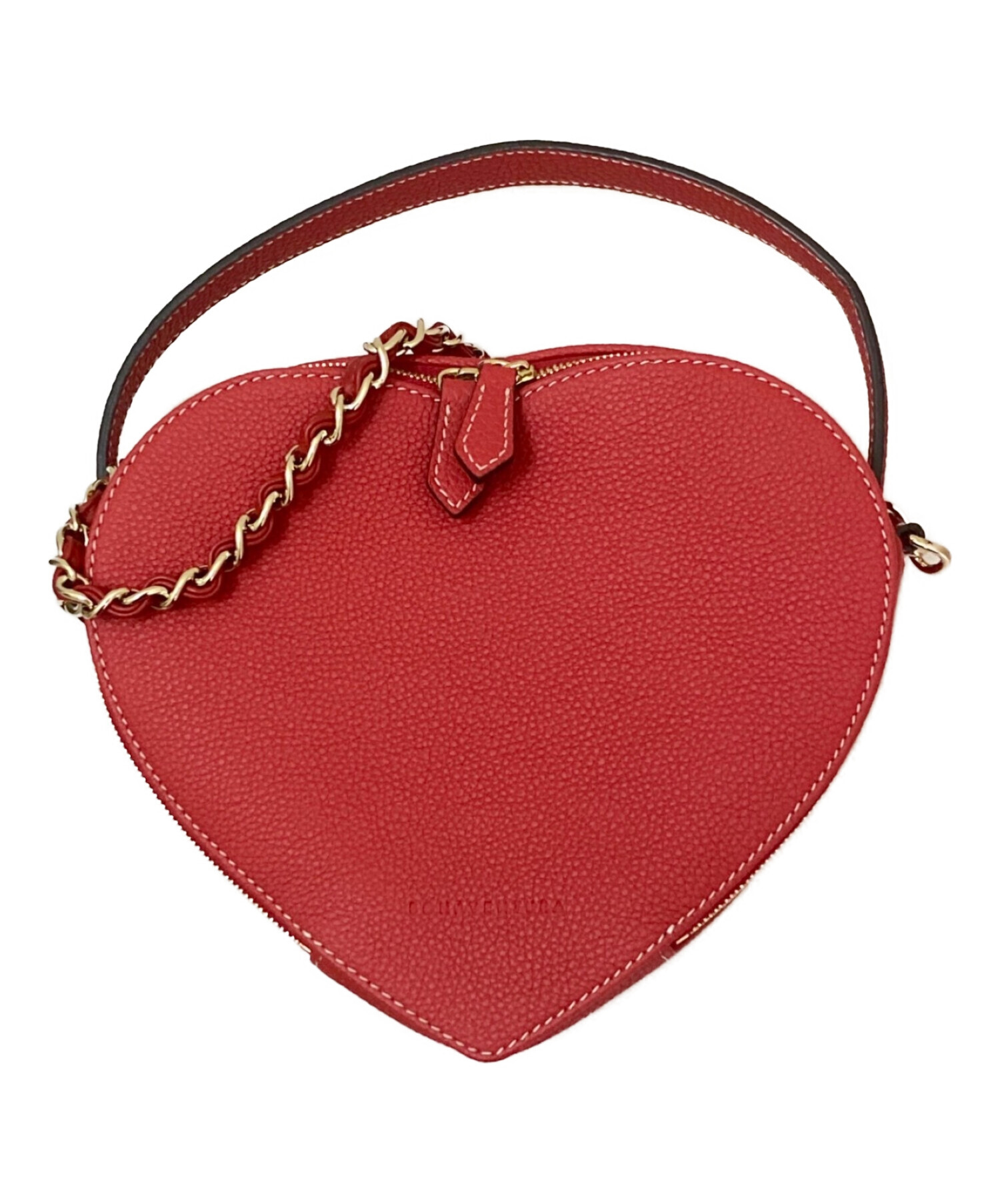 美品！BONAVENTURA ボナベンチュラ ハート バッグ Alia Alia Heart Bag Shrink Leather