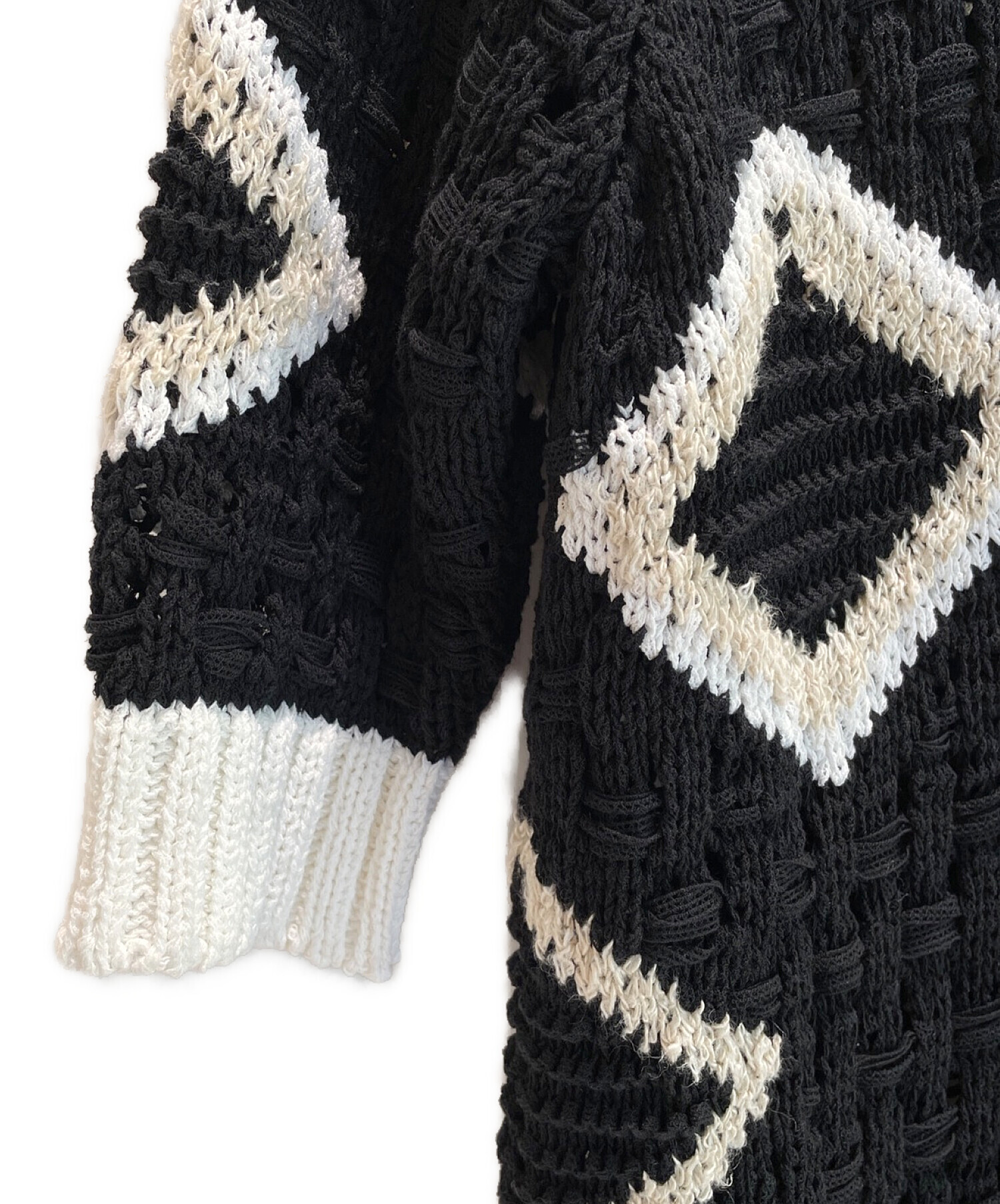 CHANEL ココマークボタン　ロングカーディガン(瑕疵あり) 中古・古着通販】CHANEL (シャネル) ココマークボタン ロングニット