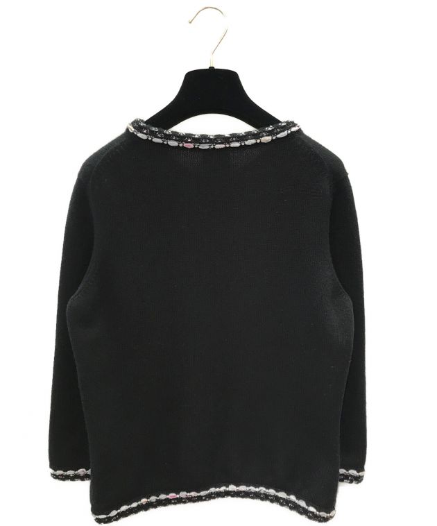 中古・古着通販】CHANEL (シャネル) カシミヤコットンノーカラー
