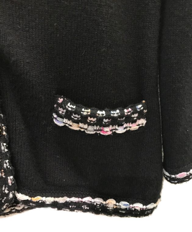 中古・古着通販】CHANEL (シャネル) カシミヤコットンノーカラー