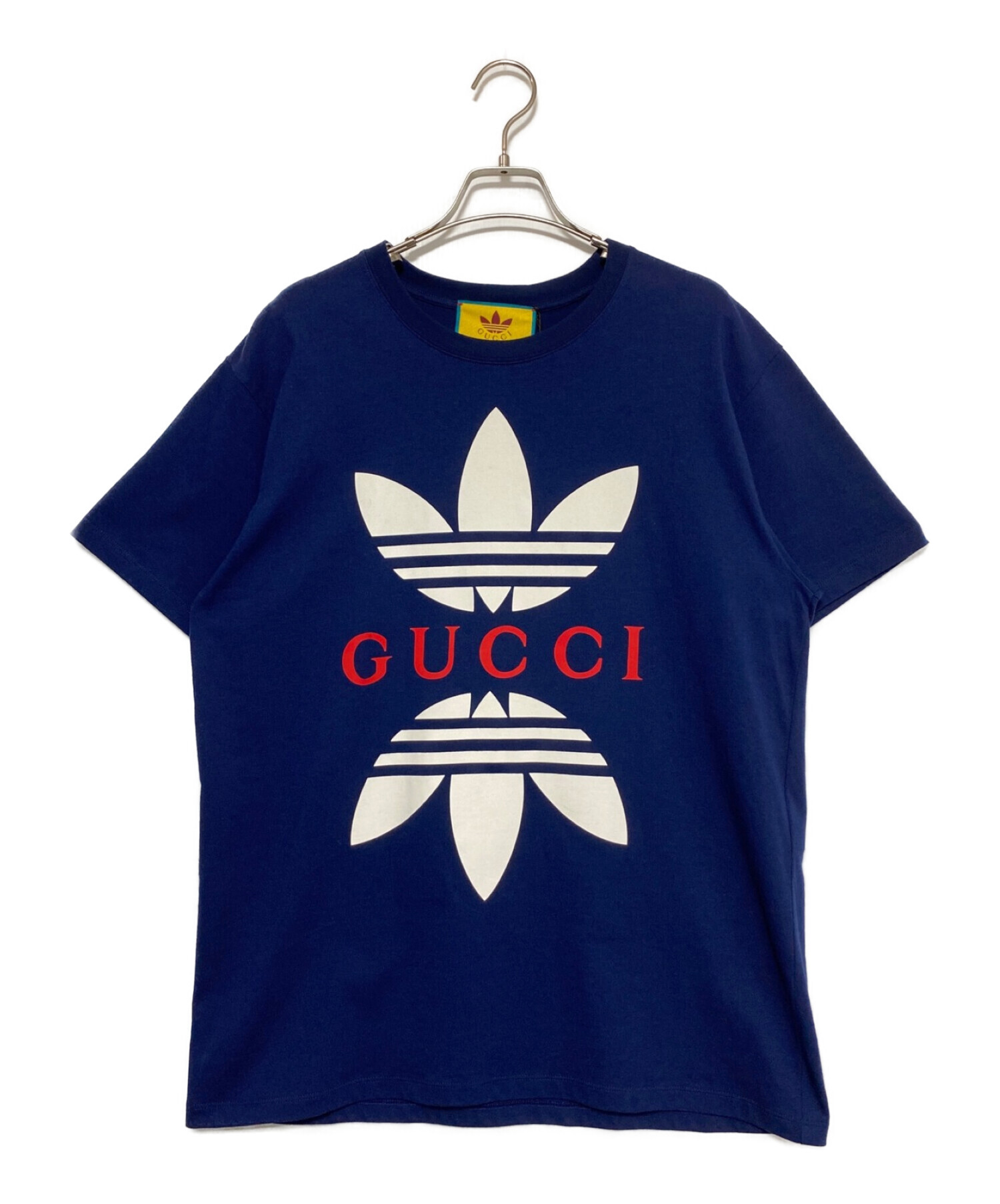 中古・古着通販】GUCCI (グッチ) adidas (アディダス) プリントロゴT 