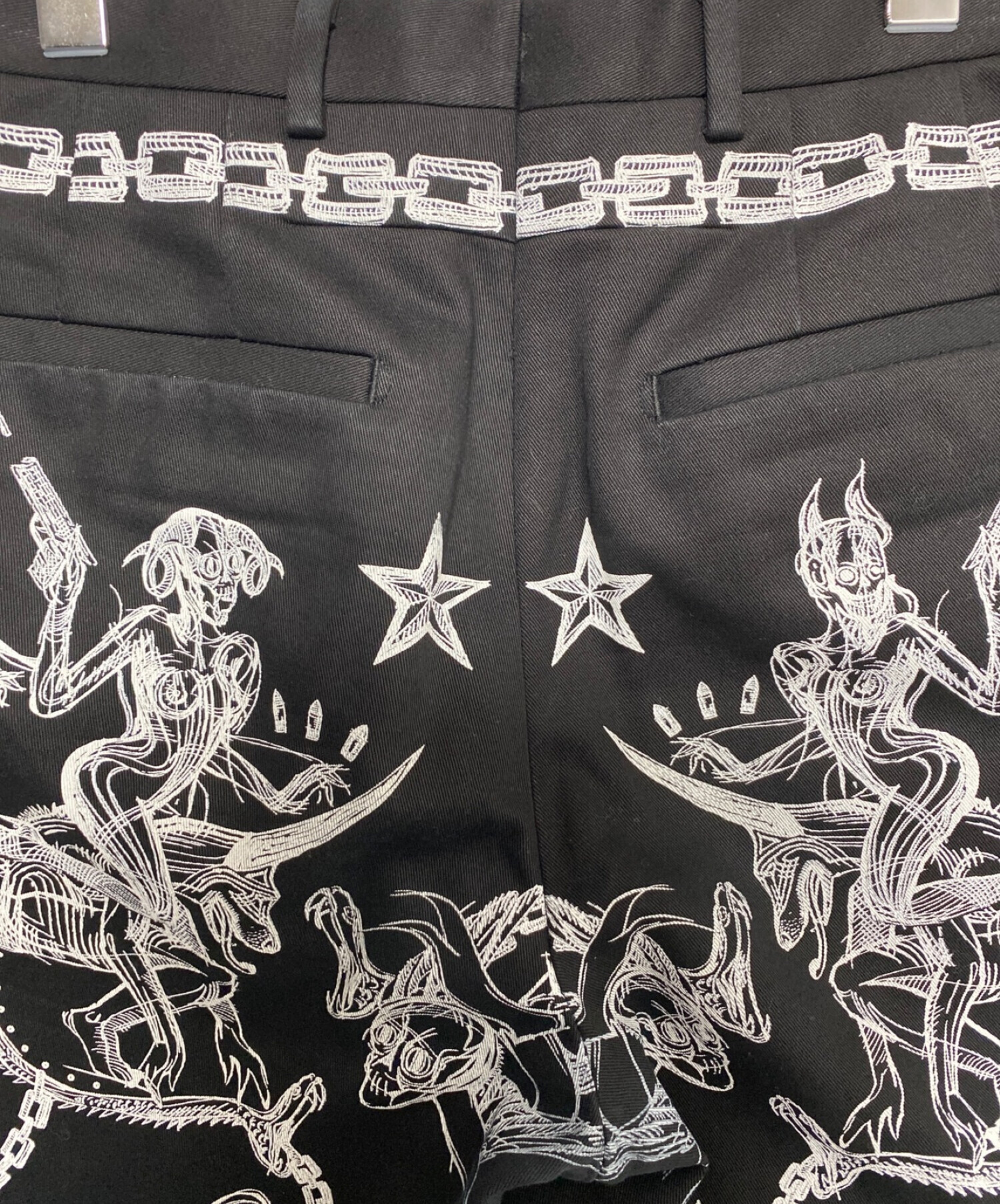 中古・古着通販】GIVENCHY (ジバンシィ) カオスプリント ハーフパンツ 