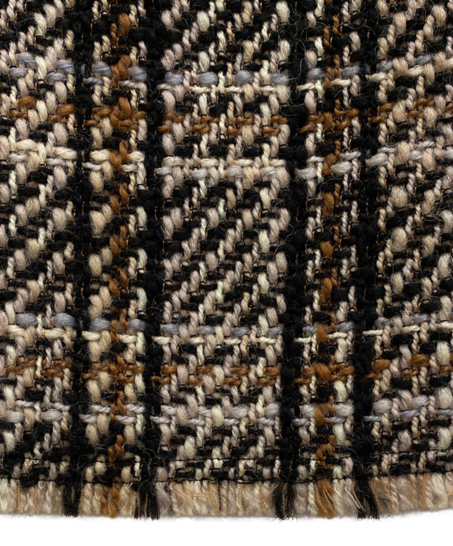 中古・古着通販】GUCCI (グッチ) ロゴツイードスカート ブラウン