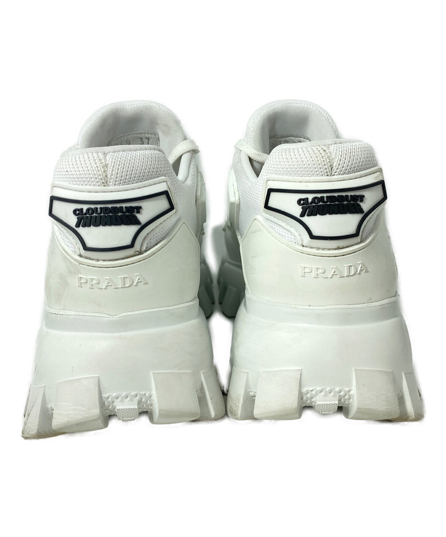 中古・古着通販】PRADA (プラダ) クラウドバストサンダー ホワイト