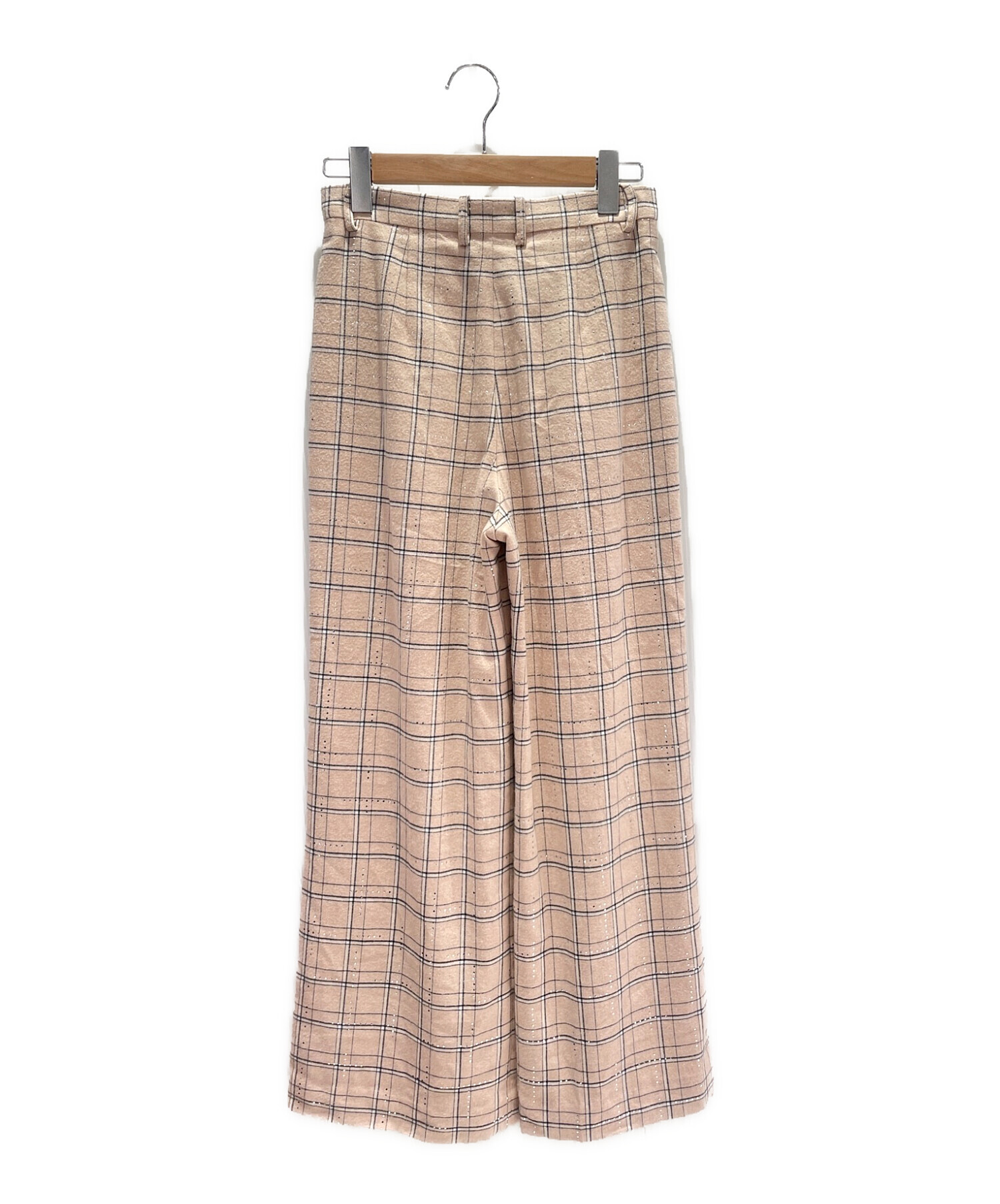 中古・古着通販】CHANEL (シャネル) ワイドパンツ ピンク サイズ