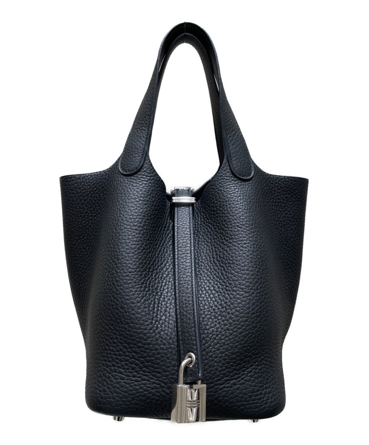 中古・古着通販】HERMES (エルメス) ピコタンロックPM ブラック サイズ