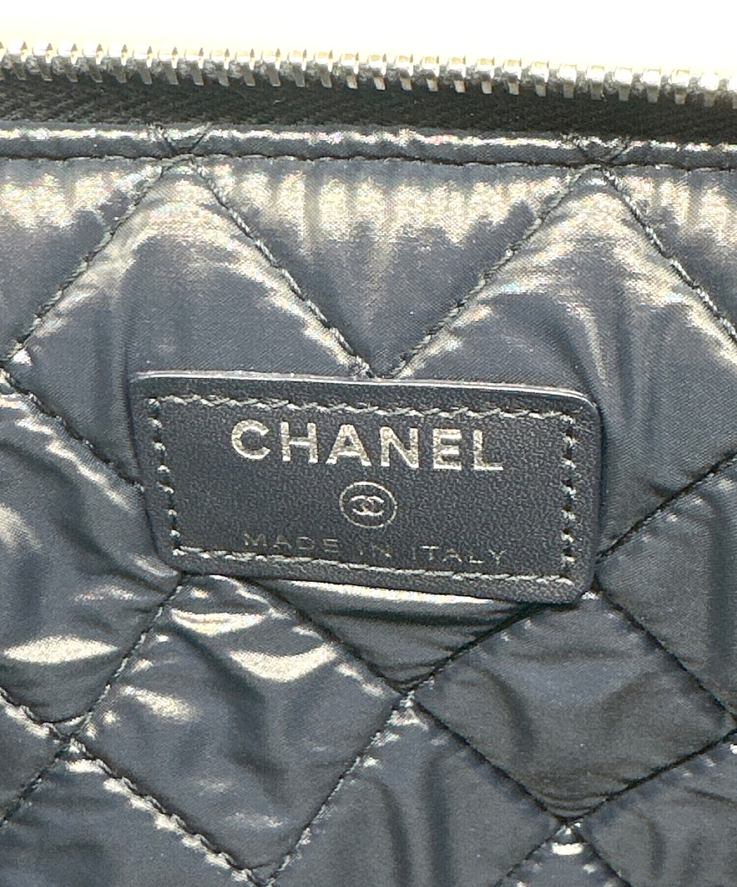 中古・古着通販】CHANEL (シャネル) デニムクラッチバッグ デニム 