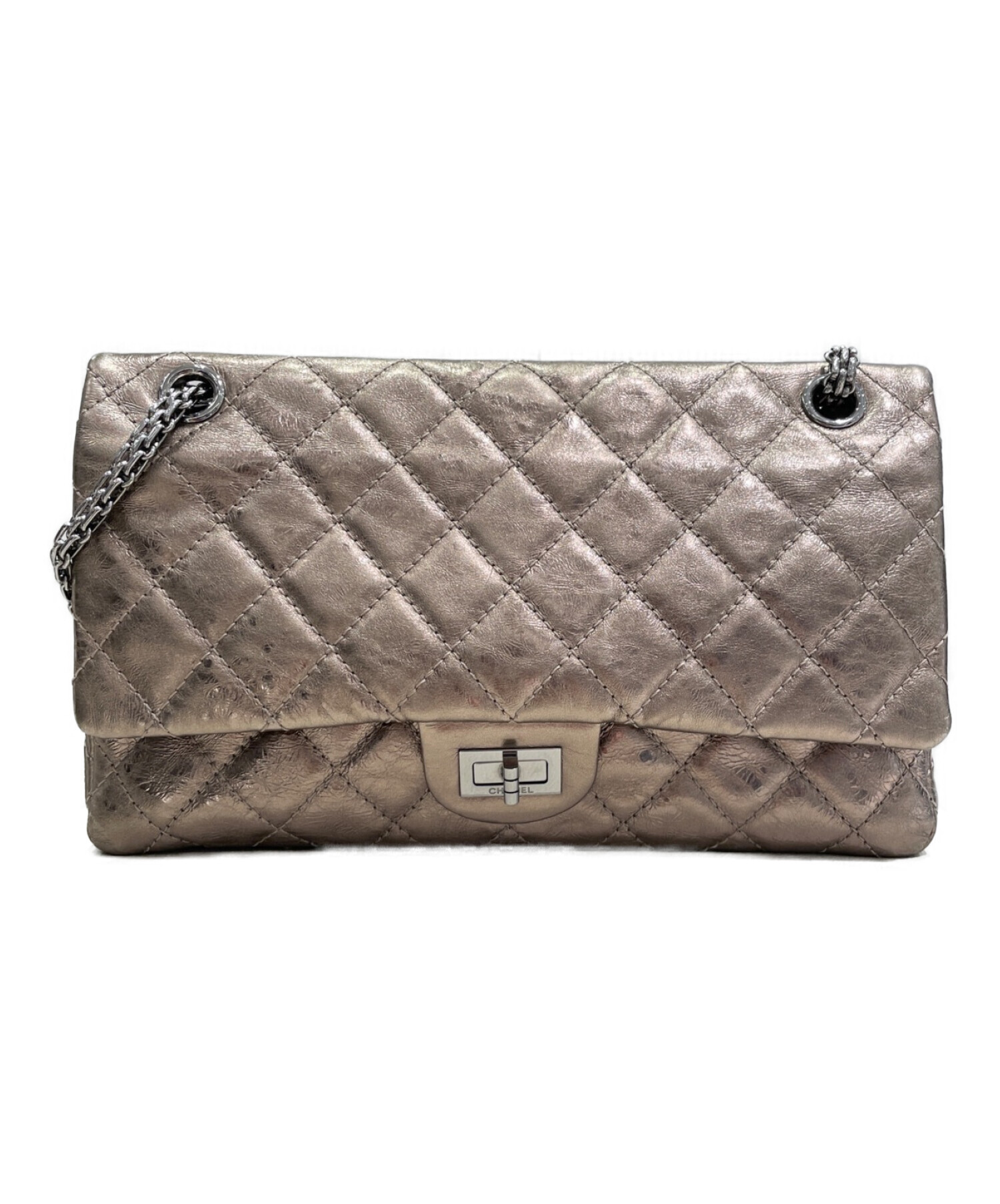 中古・古着通販】CHANEL (シャネル) 2.55マトラッセ ゴールド 
