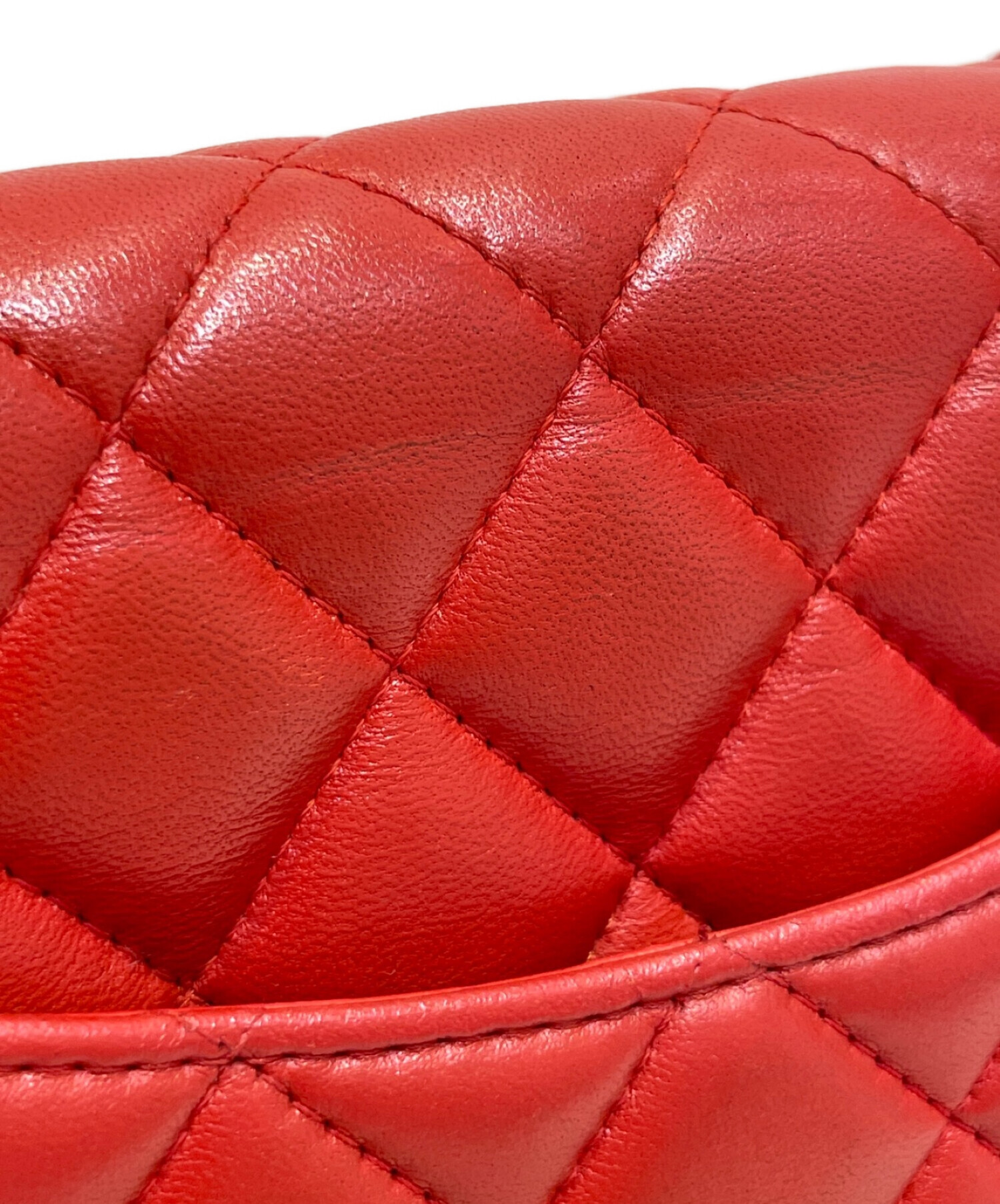 中古・古着通販】CHANEL (シャネル) マトラッセ20 レッド サイズ:20