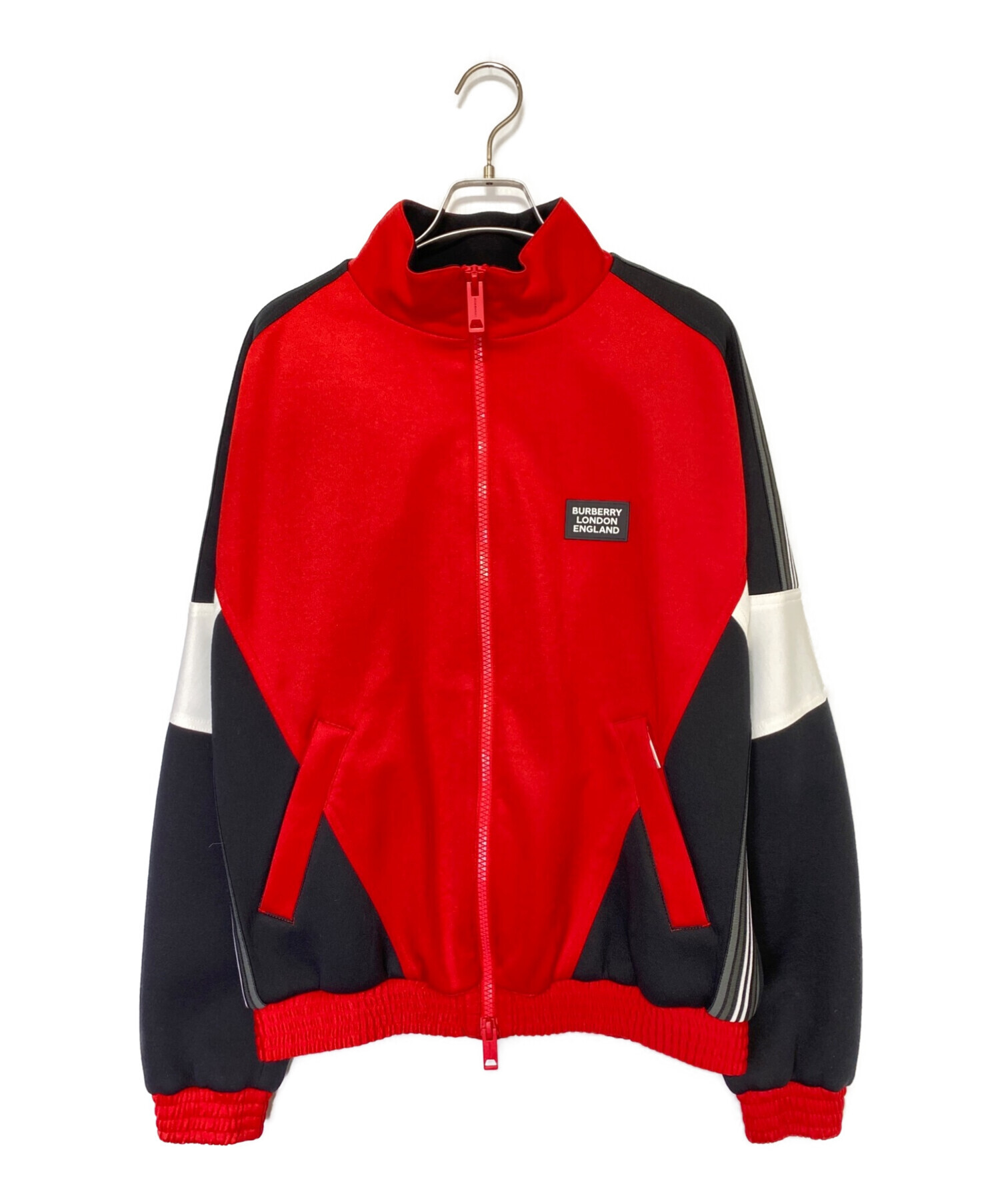 【美品】　バーバリー　トラックジャケット　Lサイズ 中古・古着通販】BURBERRY (バーバリー) トラックジャケット レッド