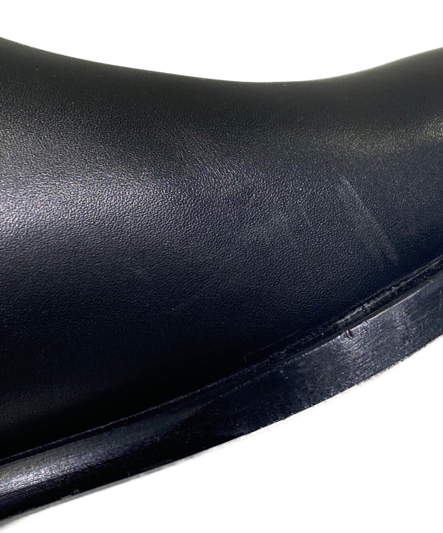 中古・古着通販】THE ROW (ザ ロウ) Grungeレザーシューズ ブラック