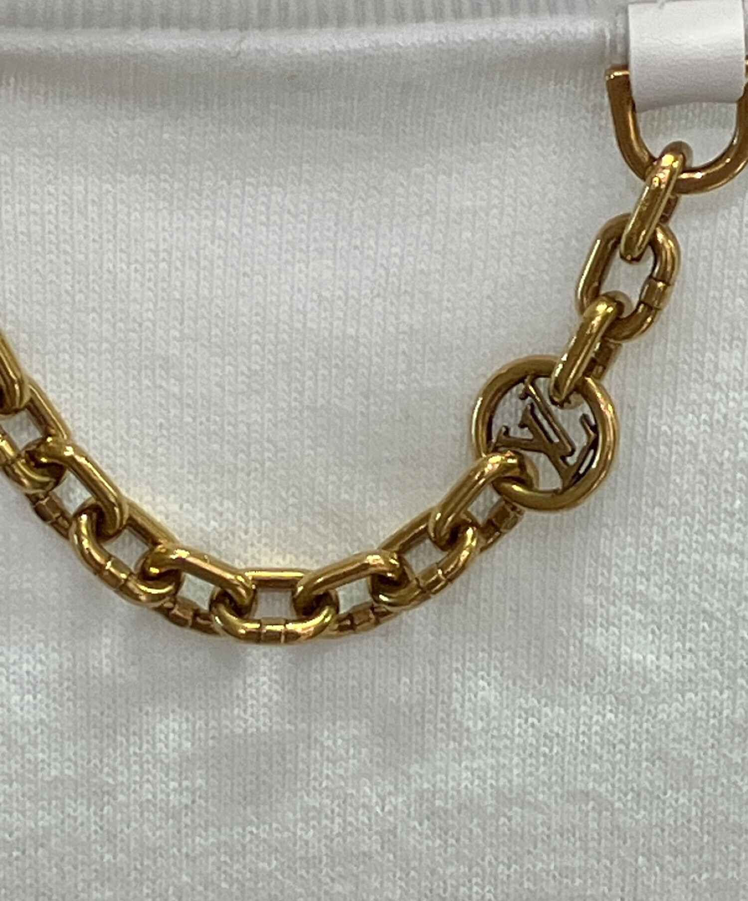 中古・古着通販】LOUIS VUITTON (ルイ ヴィトン) ロゴ チェーン 半袖T