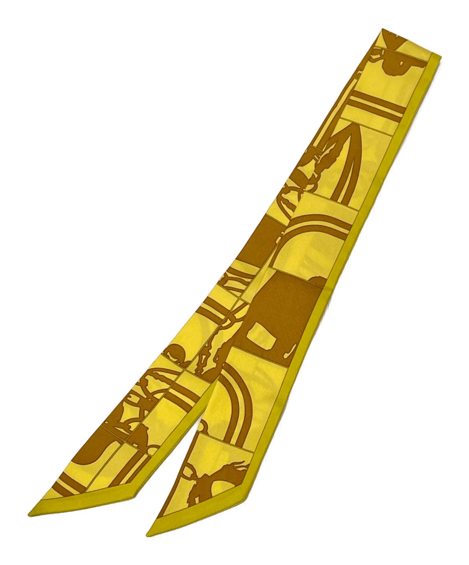 中古・古着通販】HERMES (エルメス) ツイリー イエロー｜ブランド