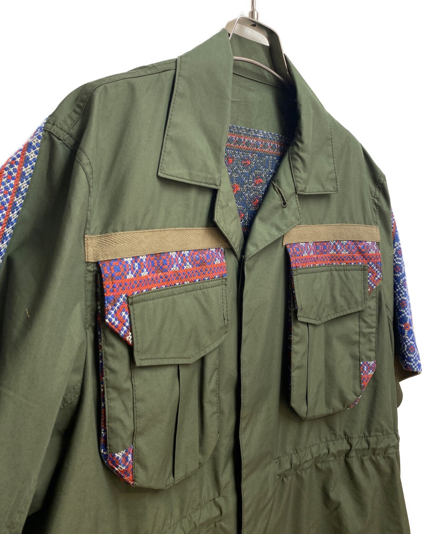 sacai サカイ☆エンブロイダリーTシャツ 中古・古着通販】sacai (サカイ) シャーリングエンブロイダリー