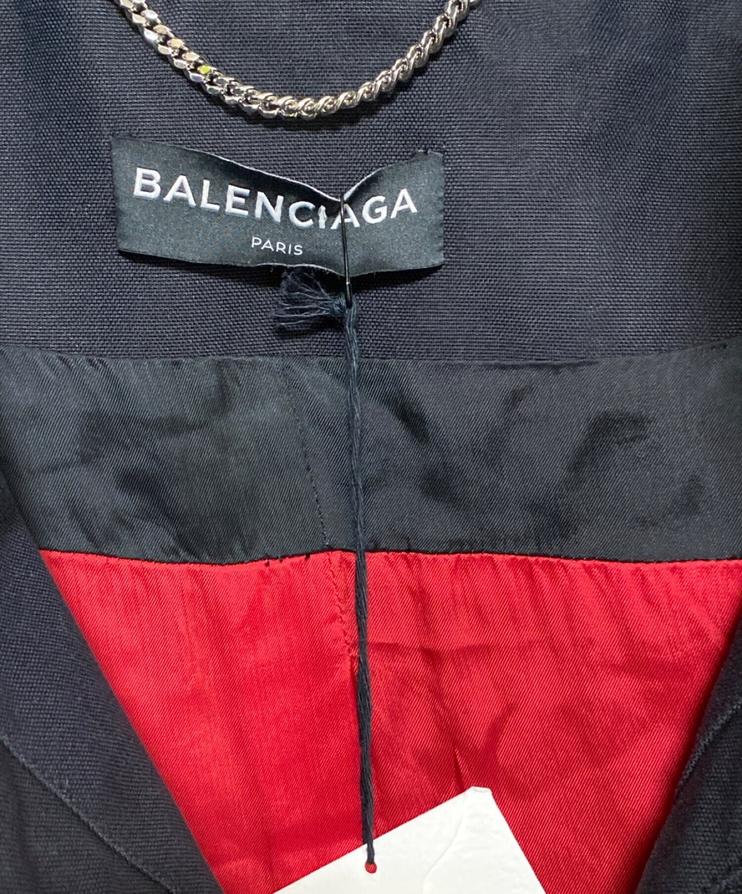 BALENCIAGA パーカー ブラック レッド Men's Balenciaga Back Hoodie Medium Fit in Faded Black/red