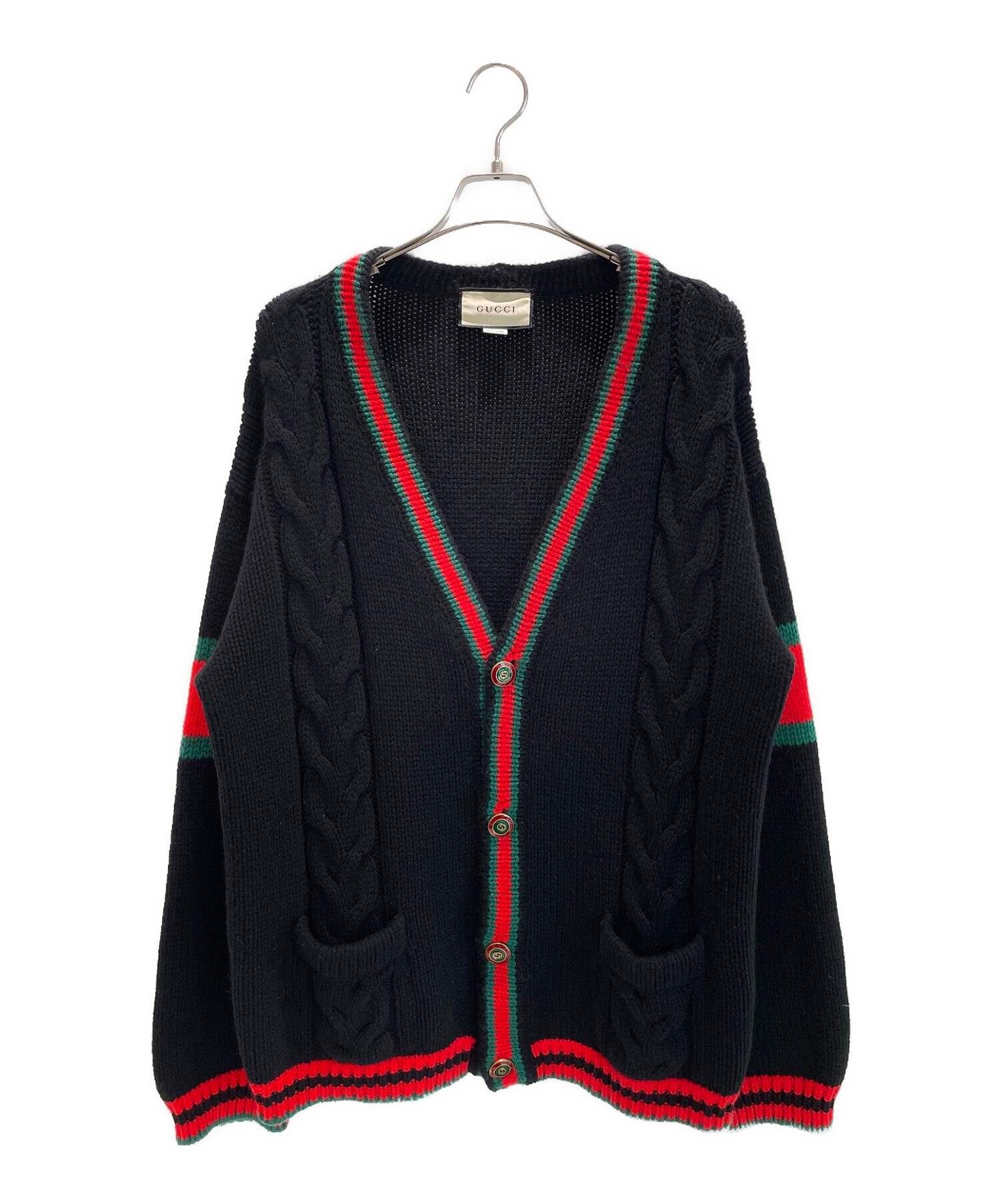 中古・古着通販】GUCCI (グッチ) オーバーサイズ ケーブルニット 