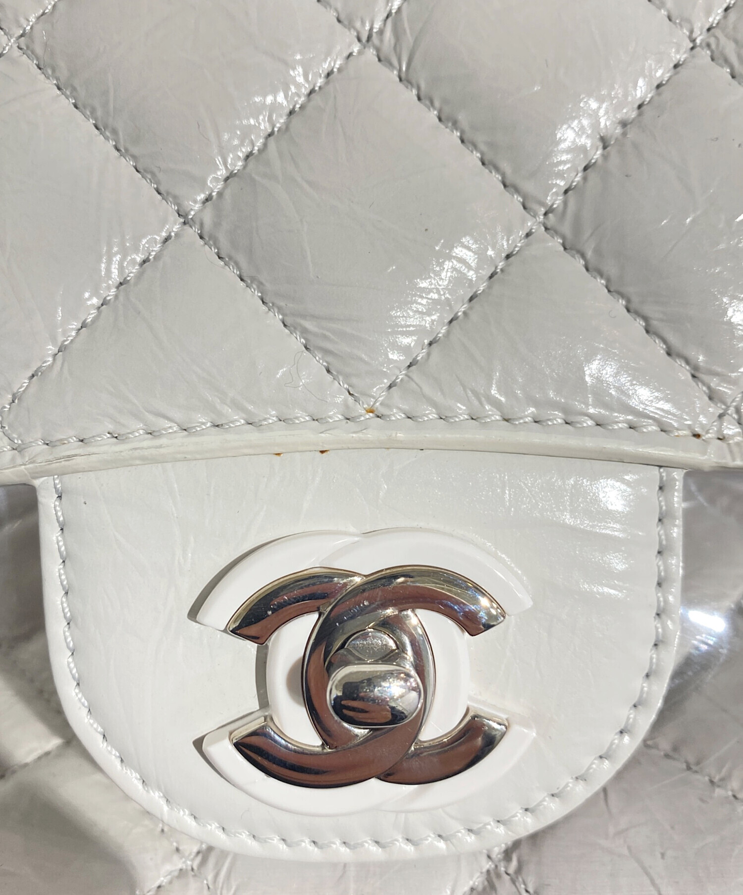 中古・古着通販】CHANEL (シャネル) チェーンショルダーバニティバッグ 
