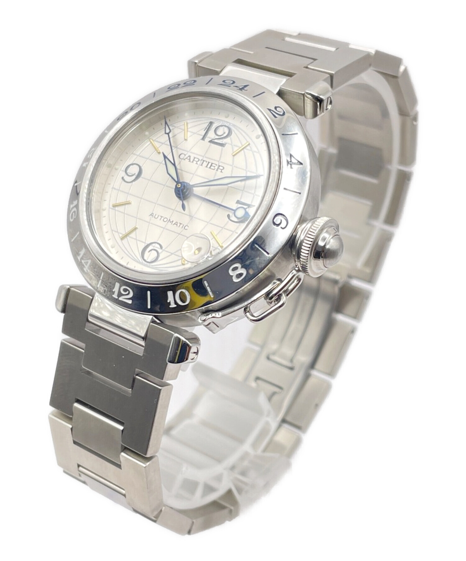 中古・古着通販】Cartier (カルティエ) パシャCメリディアンGMT Ref 