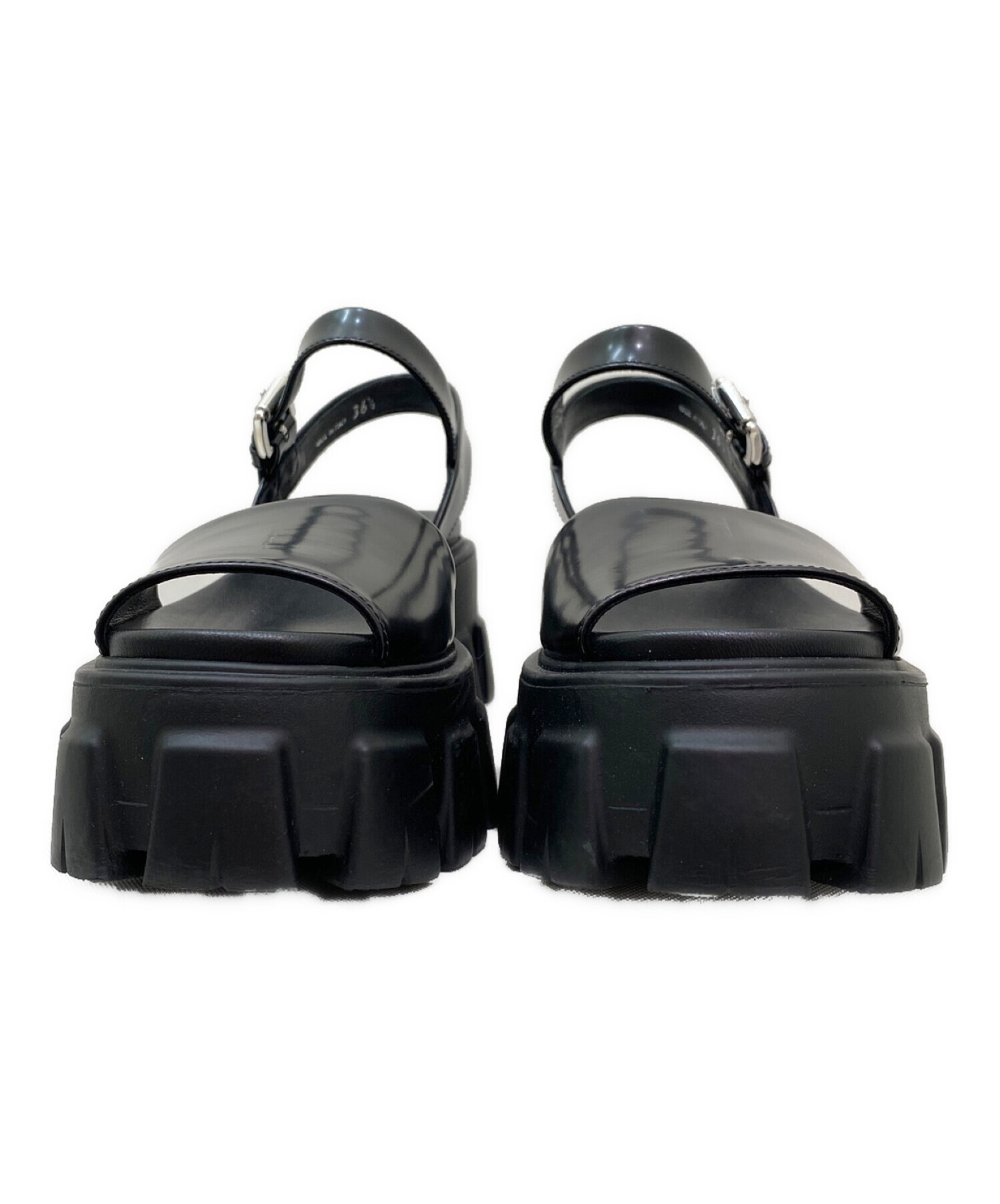 中古・古着通販】PRADA (プラダ) モノリス ブラッシュドレザー 中古・古着通販】PRADA (プラダ) モノリス ブラッシュドレザー