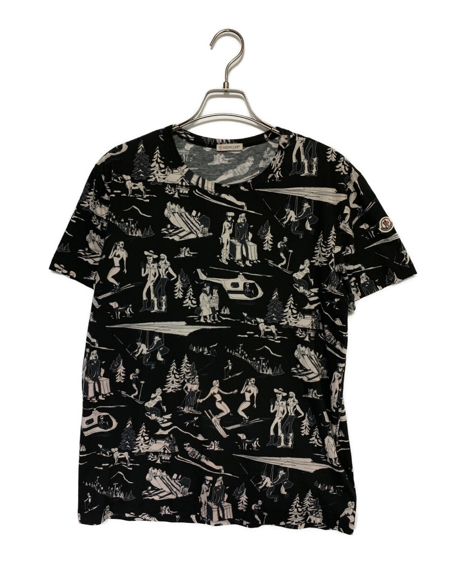 中古・古着通販】MONCLER (モンクレール) MAGLIA T-SHIRT ブラック 