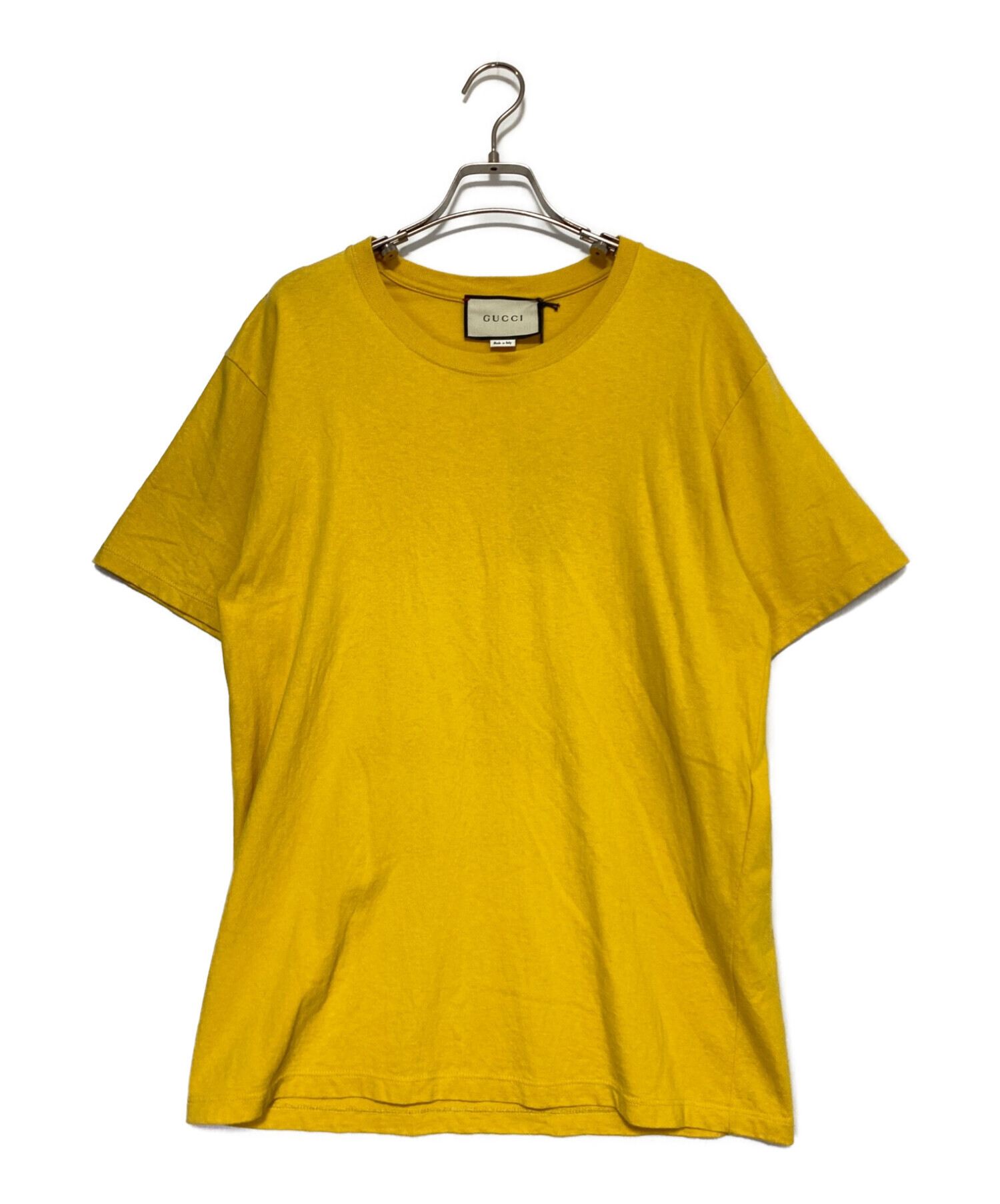 Tシャツ イエロープリント GUCCI Men's Logo Alphabet Casual SS21 Crossover FACE NORTH THE x Gucci トップス